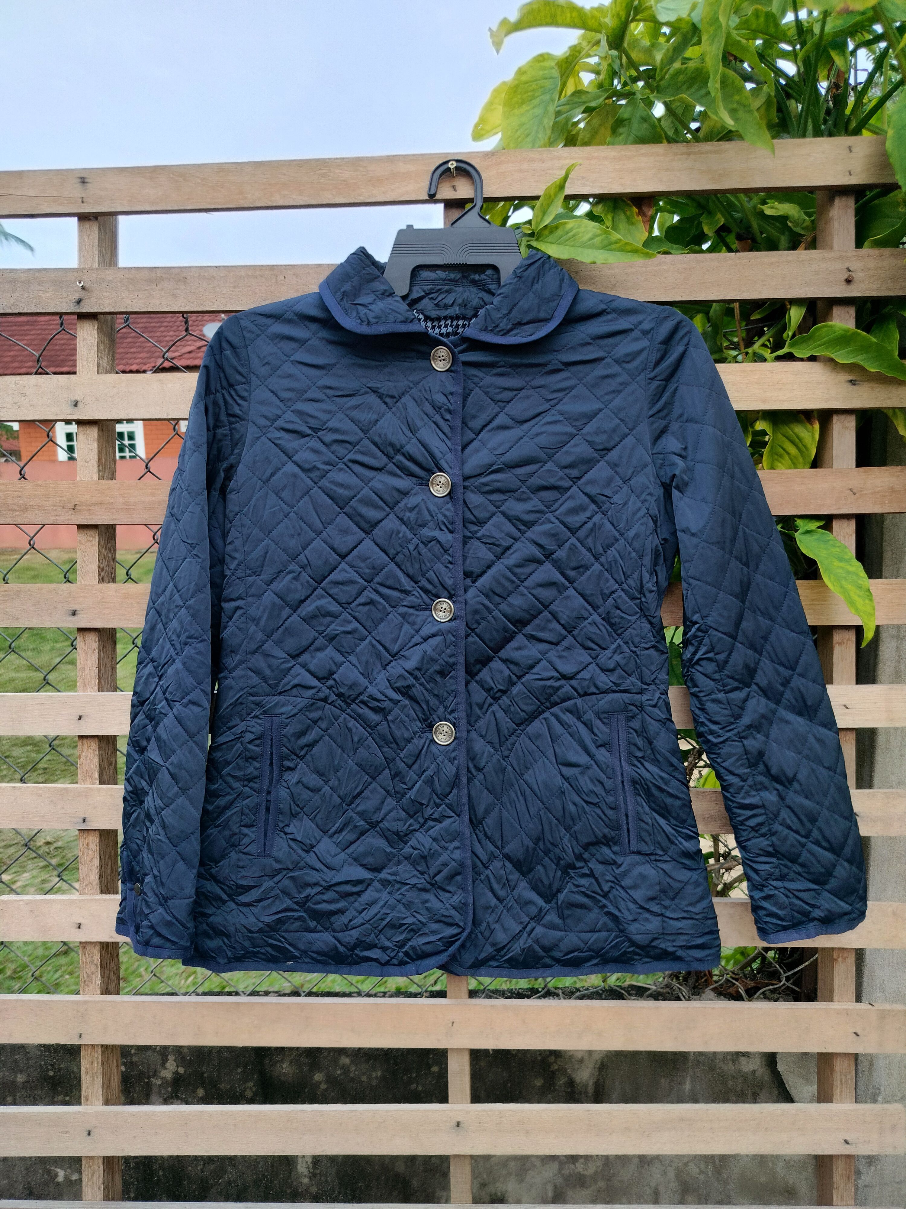 Aquascutum × Japanese Brand AQUASCUTUM QUILTED BUTTON UP JACKET Size US M / EU 48-50 / 2 - 2 Thumbnail