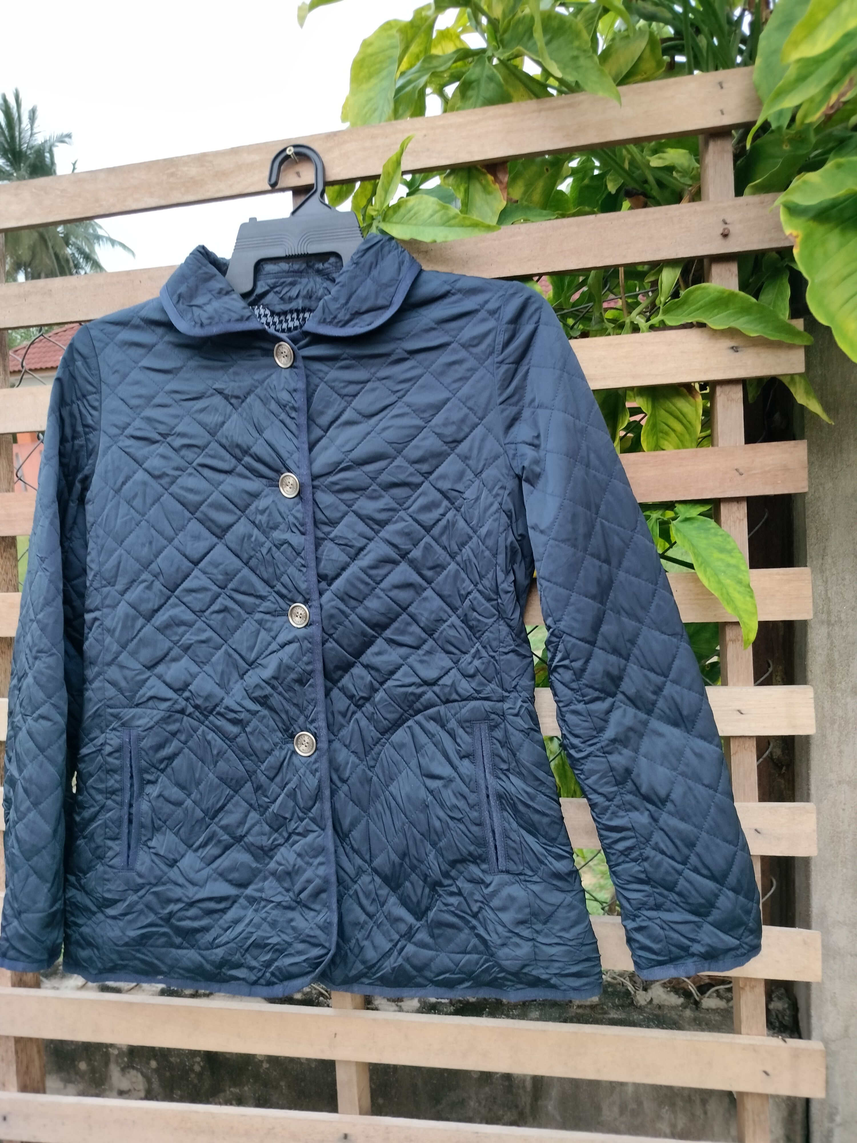 Aquascutum × Japanese Brand AQUASCUTUM QUILTED BUTTON UP JACKET Size US M / EU 48-50 / 2 - 3 Thumbnail