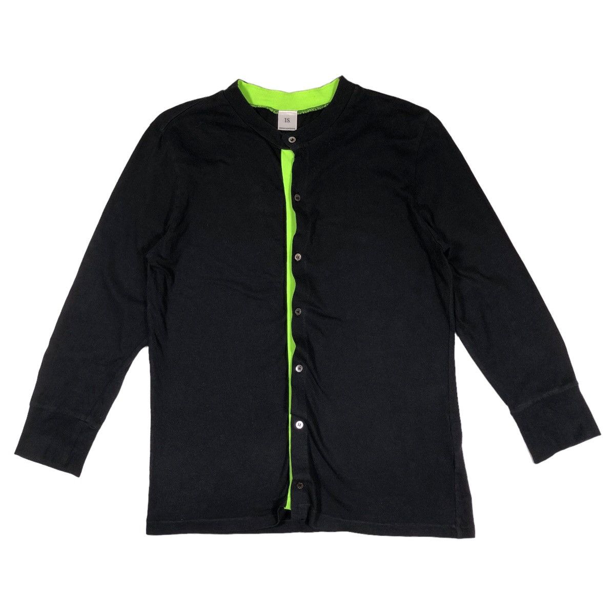 Issey Miyake Vintage I.S. Sunao Kuwahara Neon Single Stitch Cardigan Size M / US 6-8 / IT 42-44 - 1 Thumbnail