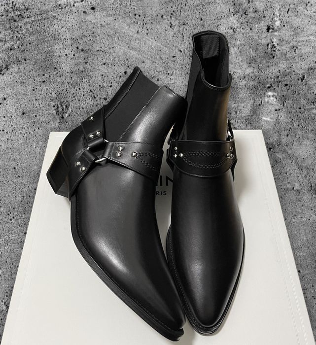 Celine CELINE BY HEDI SLIMANE “FW20 CHELSEA BOOT WITH HARNESS 40MM ...