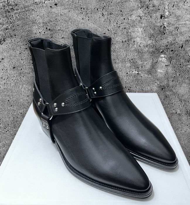 Celine CELINE BY HEDI SLIMANE “FW20 CHELSEA BOOT WITH HARNESS 40MM ...