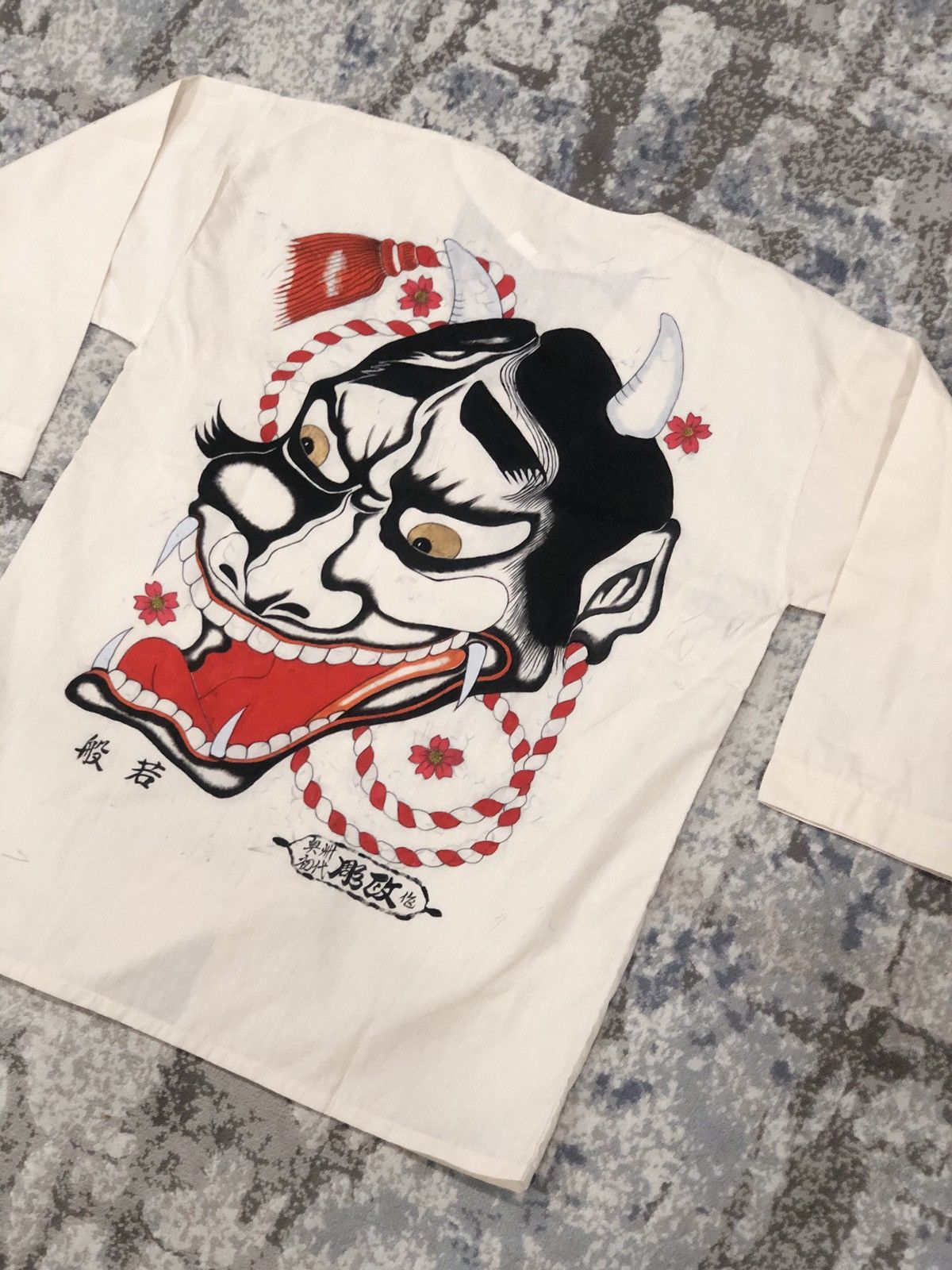 Beauty Beast × Hysteric Glamour × Japanese Brand Rare Vintage Hand Painting Samurai JUBAN Shirt Size US L / EU 52-54 / 3 - 2 Thumbnail