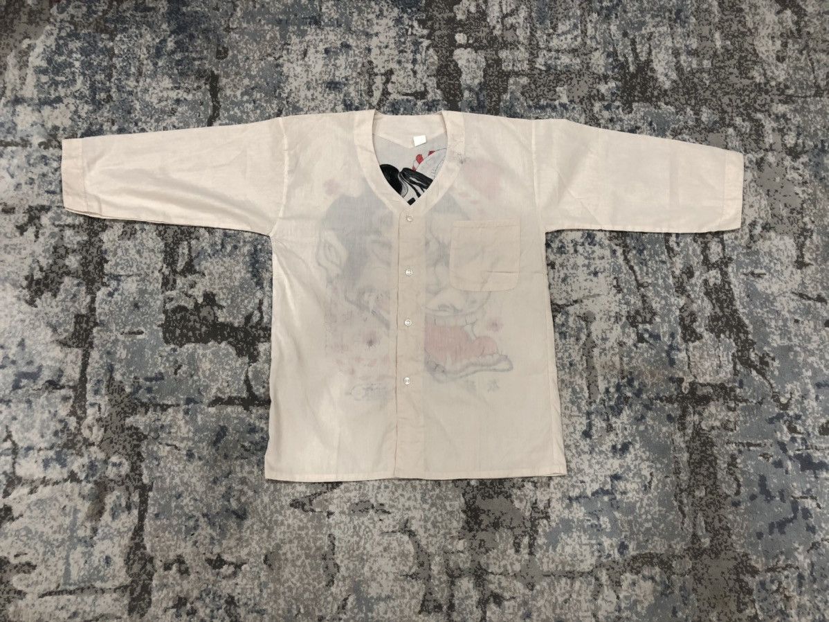 Beauty Beast × Hysteric Glamour × Japanese Brand Rare Vintage Hand Painting Samurai JUBAN Shirt Size US L / EU 52-54 / 3 - 5 Thumbnail