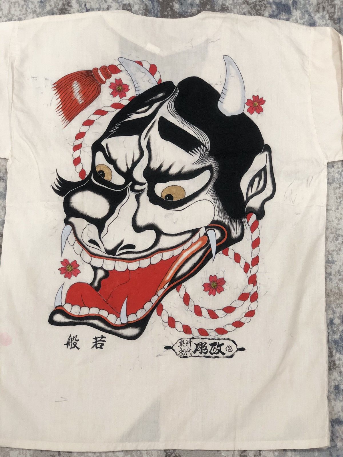 Beauty Beast × Hysteric Glamour × Japanese Brand Rare Vintage Hand Painting Samurai JUBAN Shirt Size US L / EU 52-54 / 3 - 4 Thumbnail