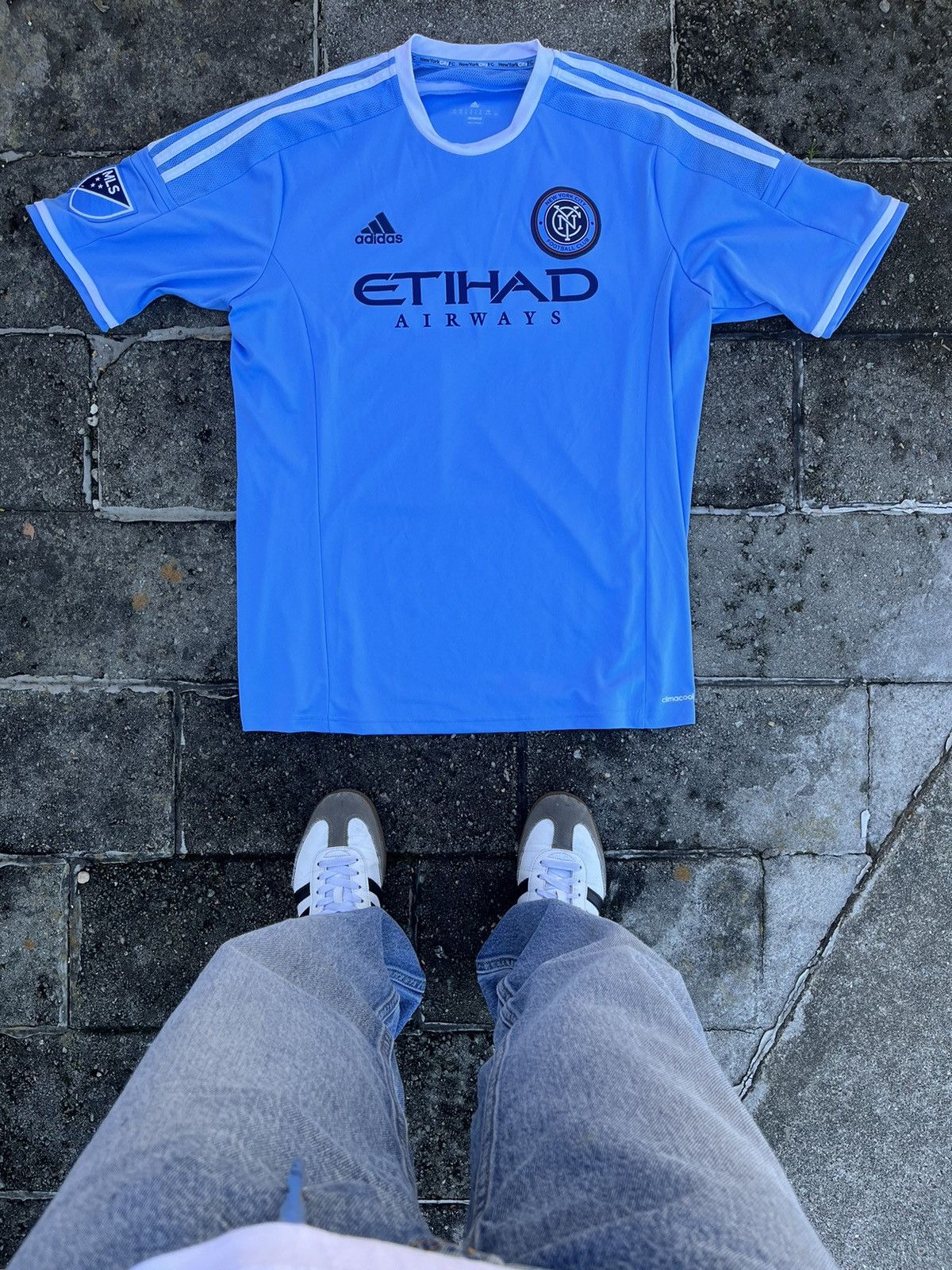 Adidas Adidas 2021 New York City FC Jersey Size US XL / EU 56 / 4 - 1 Thumbnail