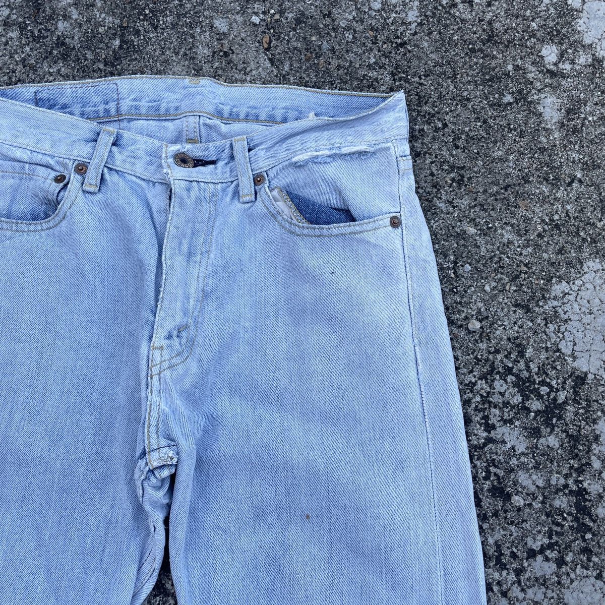 Levi's Vintage Levis 532 Distressed Denim Jeans Size US 30 / EU 46 - 2 Thumbnail