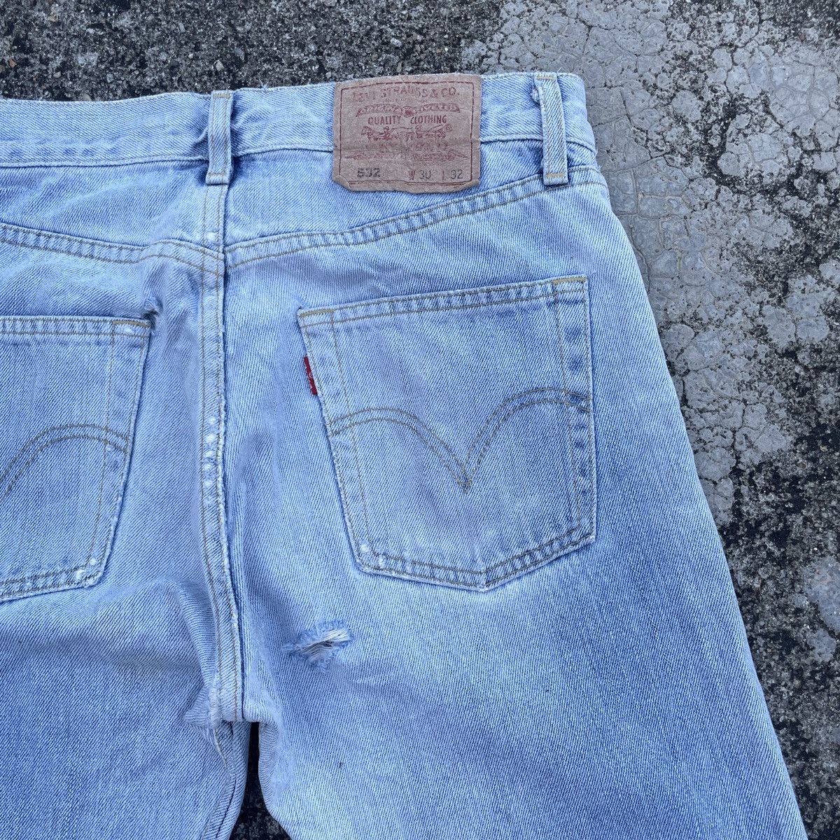 Levi's Vintage Levis 532 Distressed Denim Jeans Size US 30 / EU 46 - 8 Thumbnail