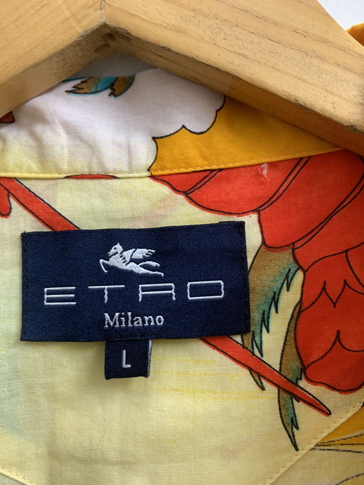 Etro 🔥 Etro Milano Button Up Hawaiian Shirts Size US L / EU 52-54 / 3 - 6 Thumbnail