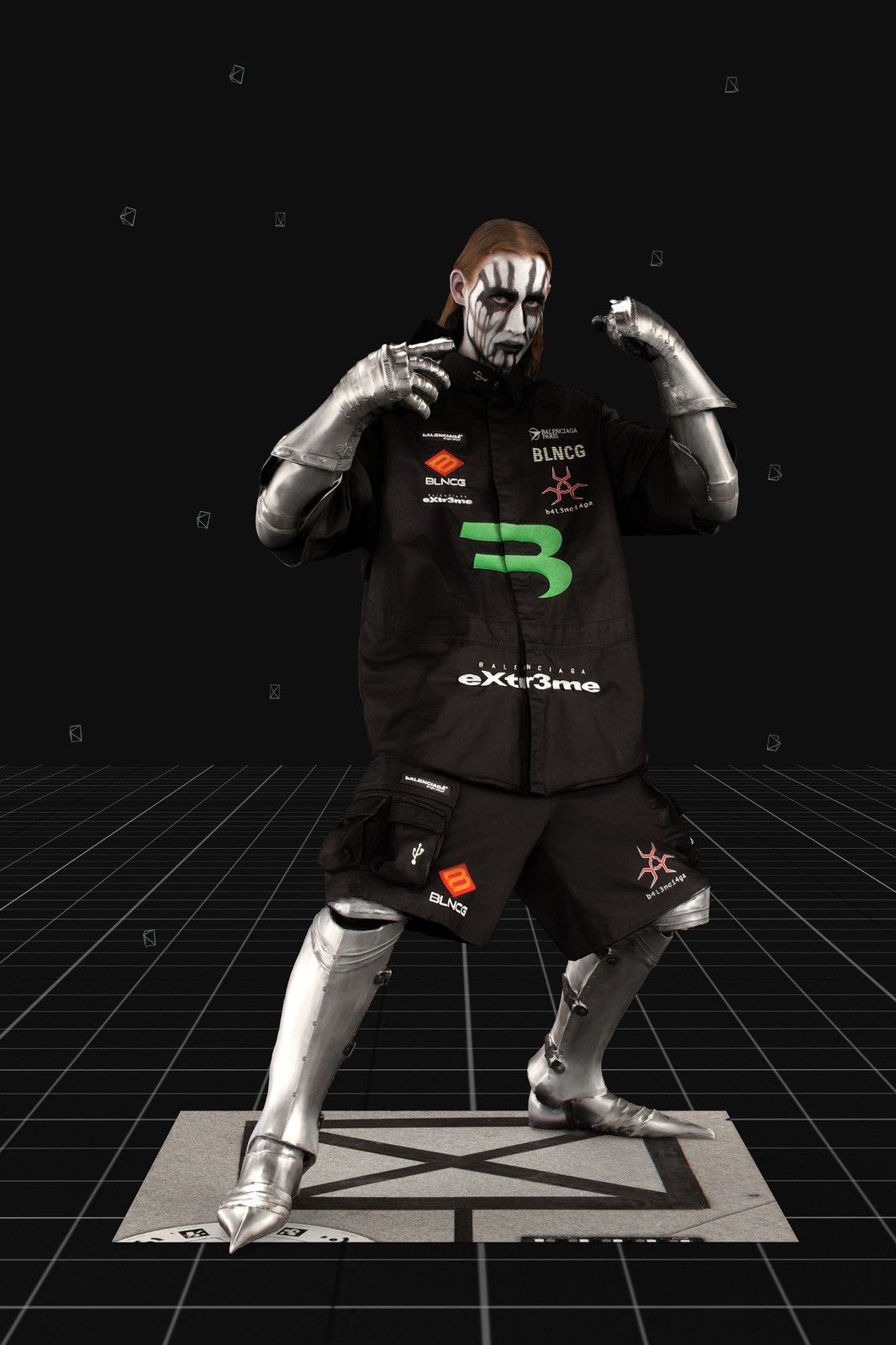 Balenciaga *Sz.37* Balenciaga AW21 Afterworld Gamer Shirt Size US S / EU 44-46 / 1 - 1 Thumbnail