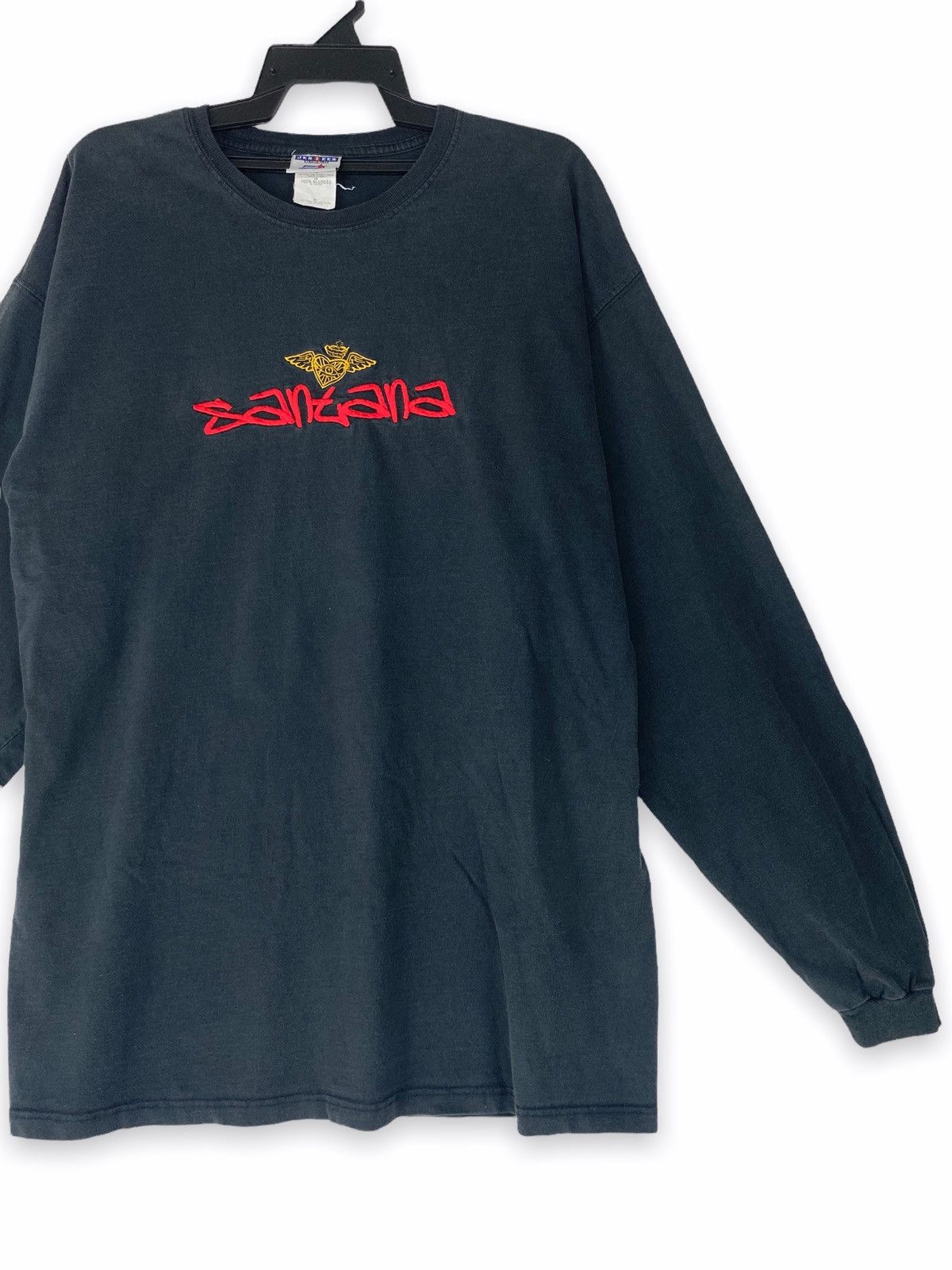 Band Tees × Vintage Vintage rare Santana guitarist Size US XL / EU 56 / 4 - 2 Thumbnail