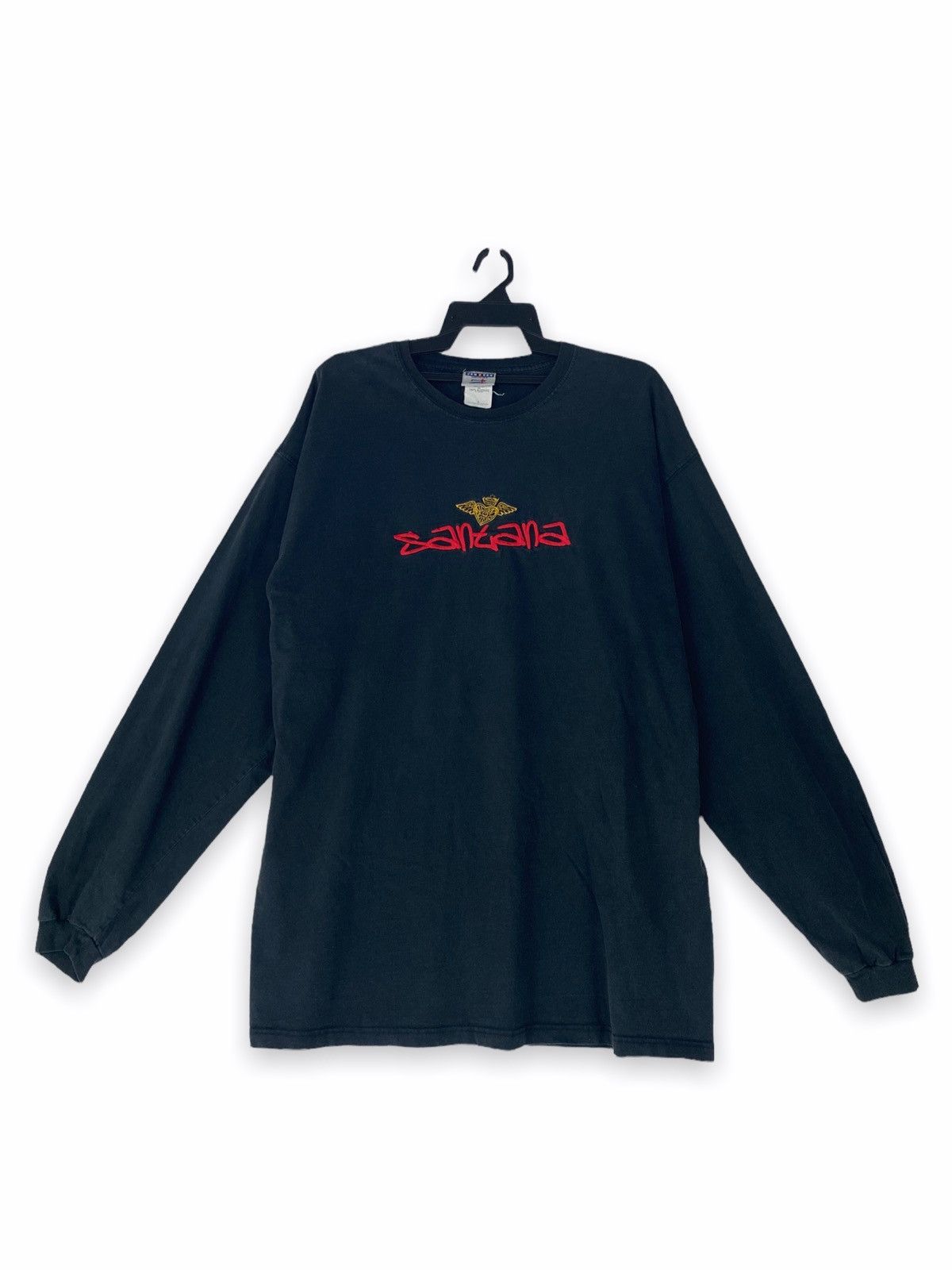 image of Band Tees x Vintage Santana Guitarist in Black, Men's (Size XL)