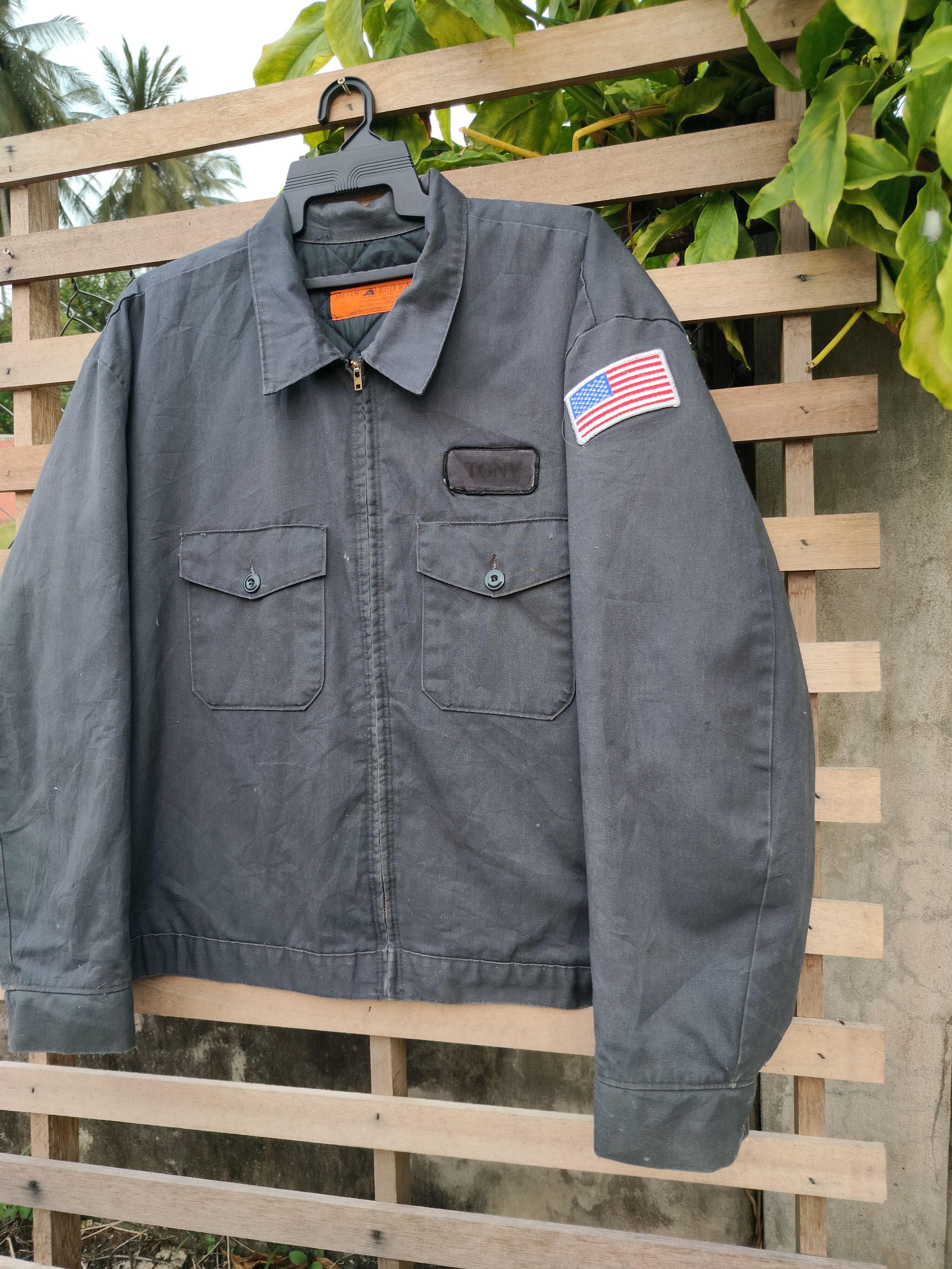 Vintage REDKAP WORKWEAR ZIPPER JACKET Size US XXL / EU 58 / 5 - 2 Thumbnail