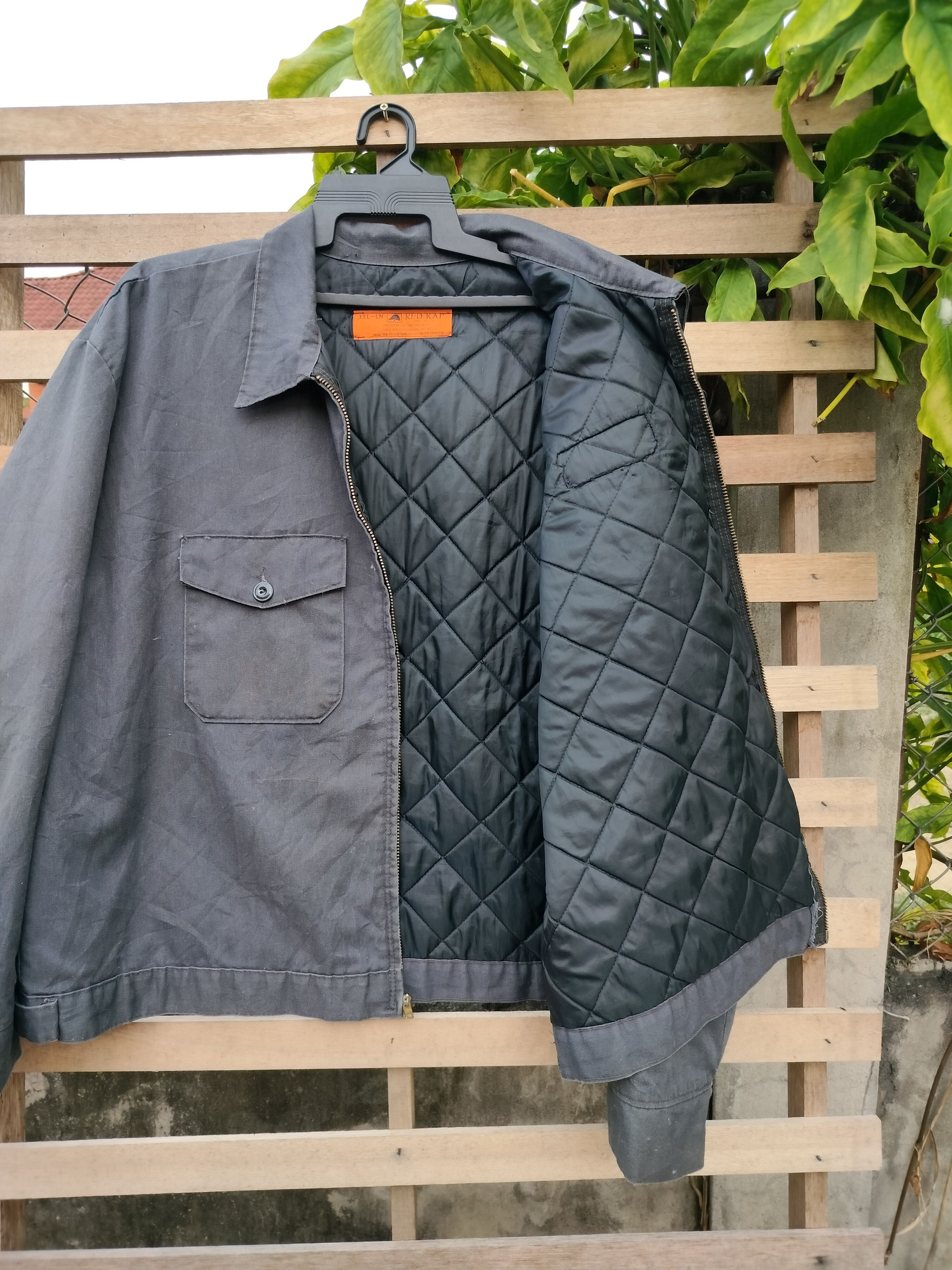 Vintage REDKAP WORKWEAR ZIPPER JACKET Size US XXL / EU 58 / 5 - 5 Thumbnail