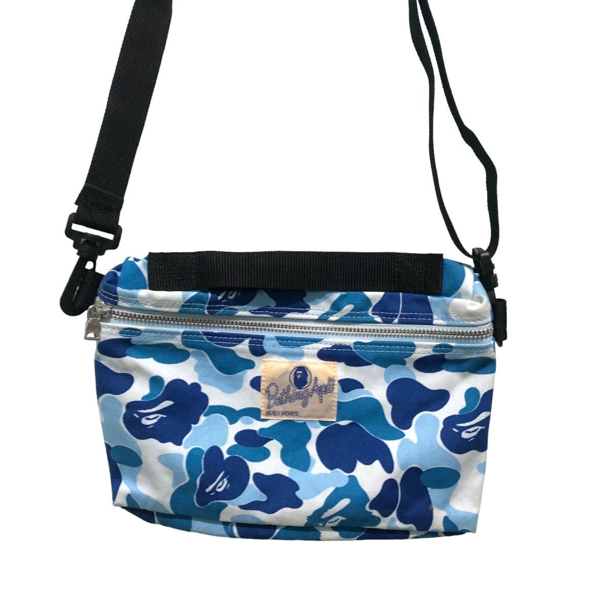 Bape BATHING APE SLING BAG/CARRY BAG BLUE CAMO Size ONE SIZE - 2 Thumbnail