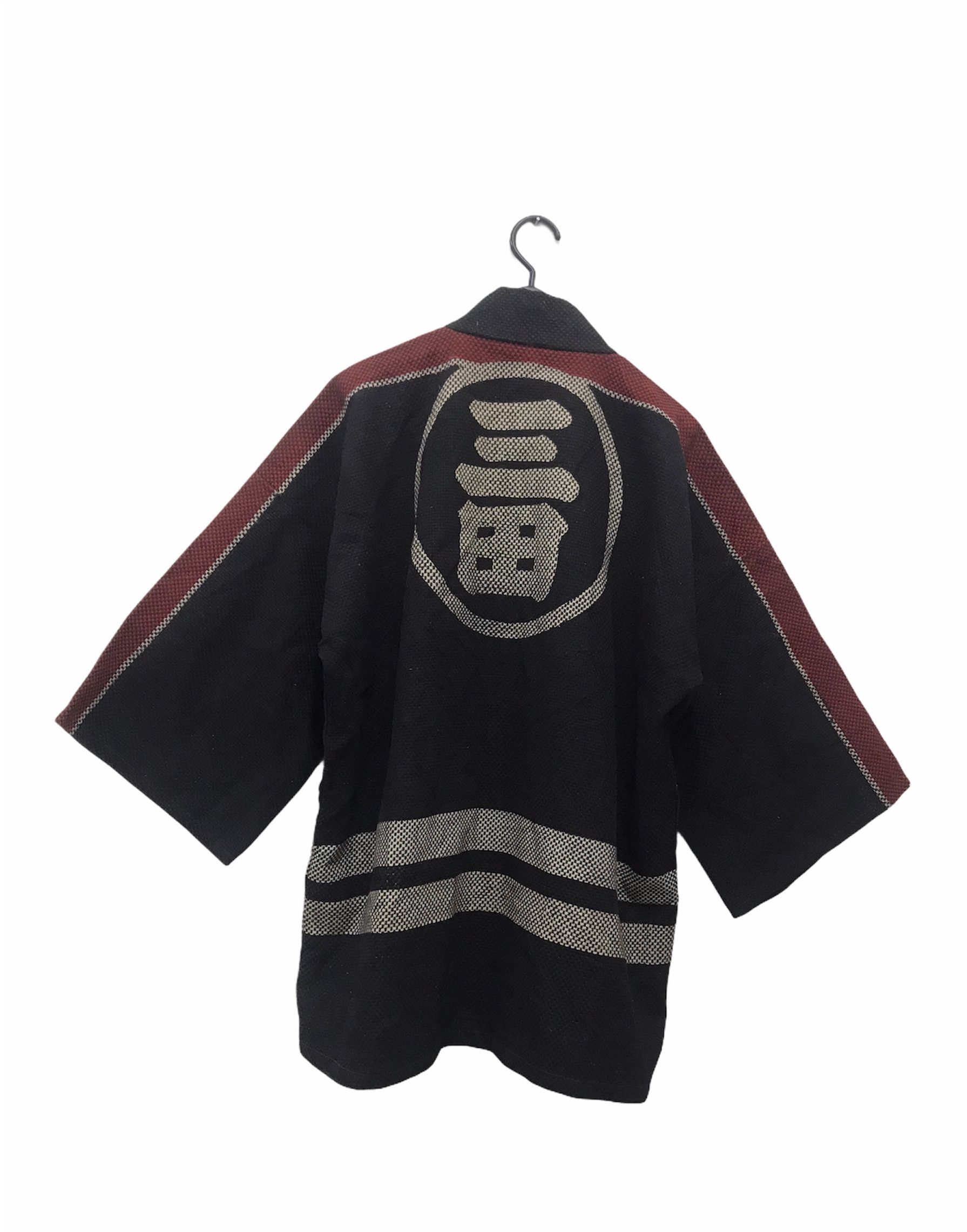 Indigo Vtg Sanjuro Happi Jacket Japanese Traditional Festival Haori Size US L / EU 52-54 / 3 - 1 Thumbnail