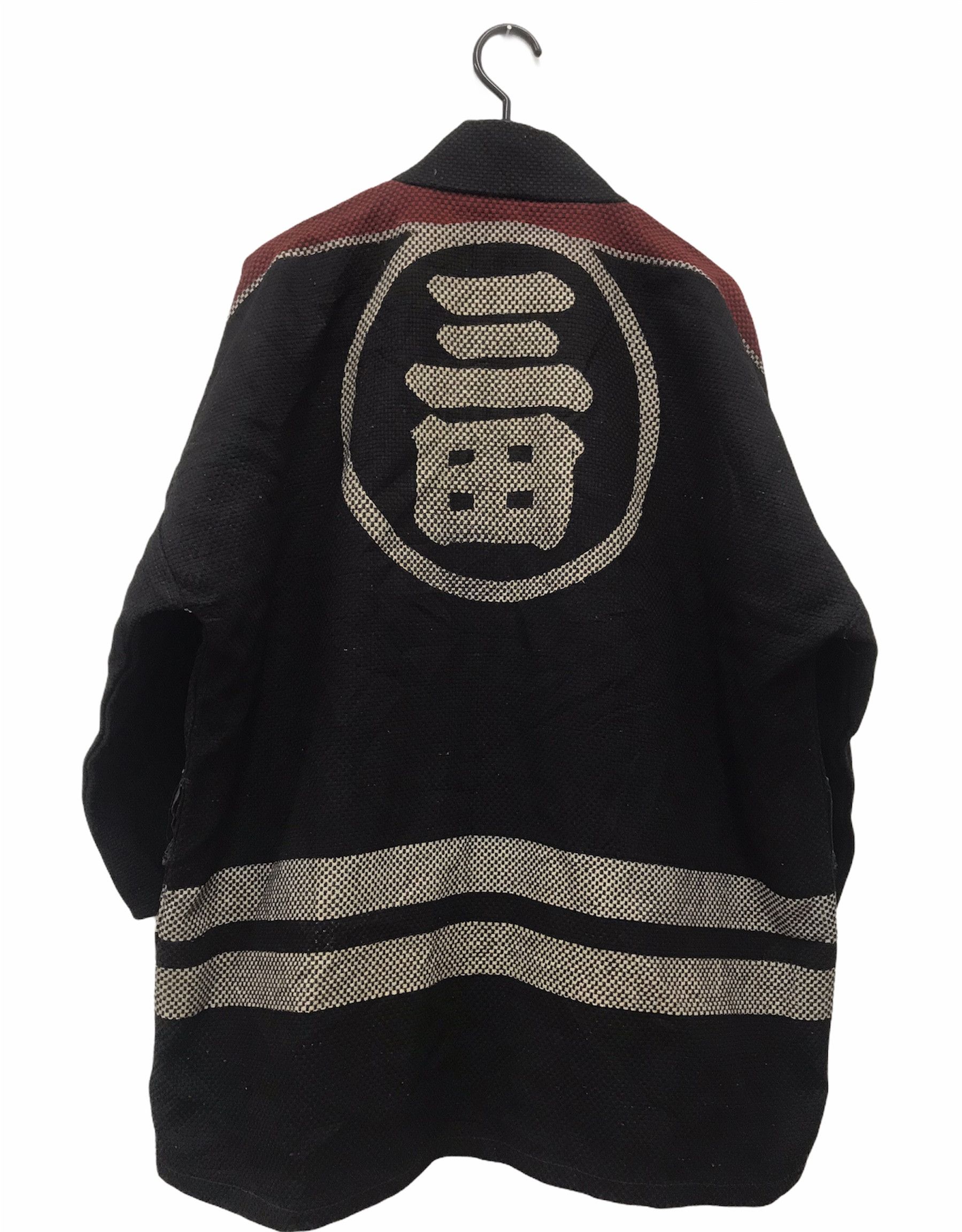 Indigo Vtg Sanjuro Happi Jacket Japanese Traditional Festival Haori Size US L / EU 52-54 / 3 - 2 Thumbnail