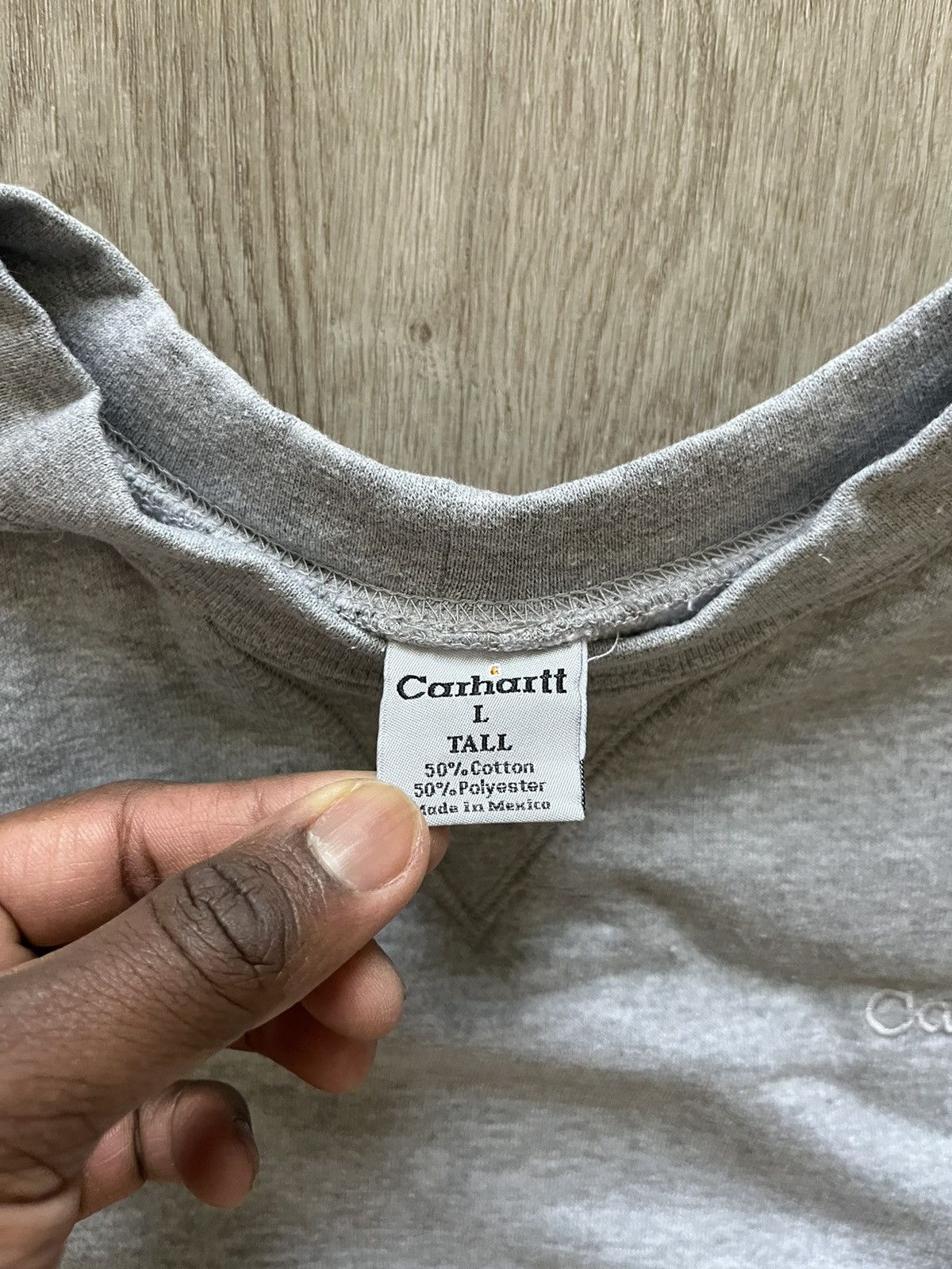 Carhartt Vintage Grey Carhartt Sweatshirt Size US XL / EU 56 / 4 - 2 Thumbnail