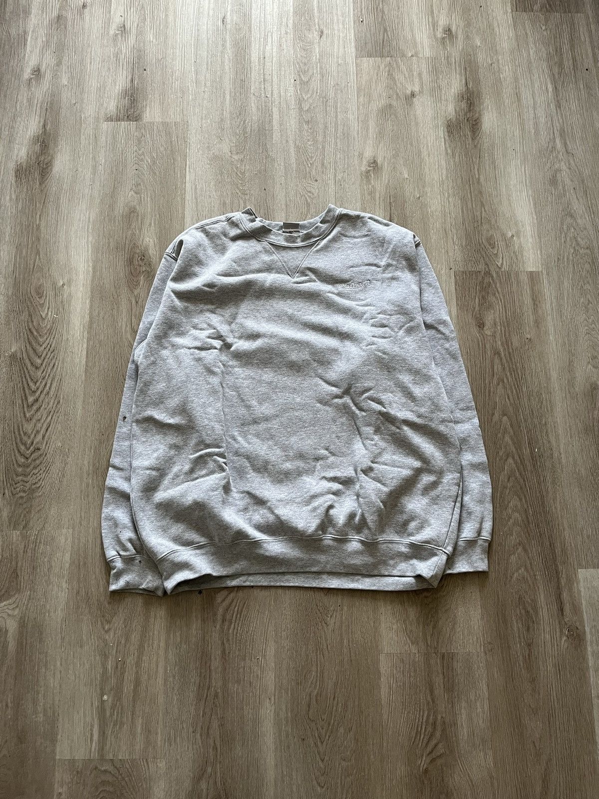 Carhartt Vintage Grey Carhartt Sweatshirt Size US XL / EU 56 / 4 - 1 Thumbnail
