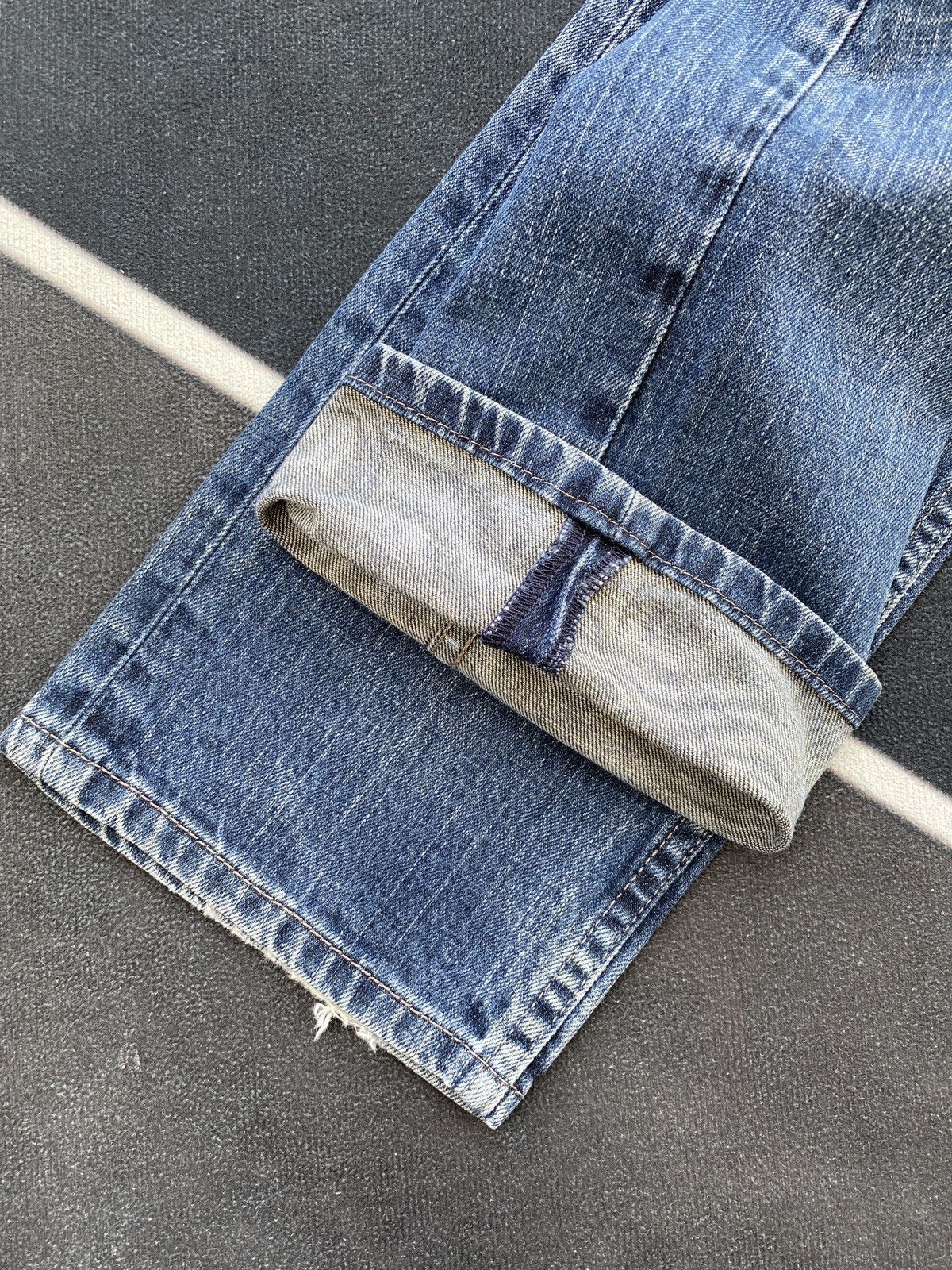 Jean × Levi's × Vintage VINTAGE LEVIS 511 JEANS BLUE WASH -J427 Size US 38 / EU 54 - 10 Thumbnail
