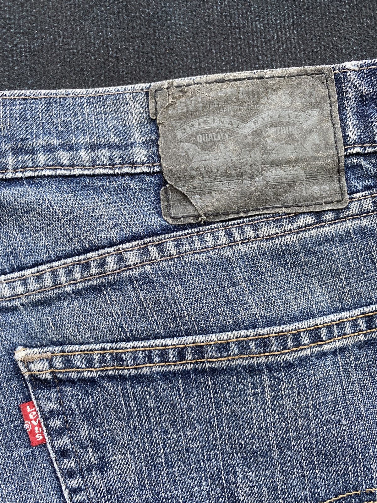 Jean × Levi's × Vintage VINTAGE LEVIS 511 JEANS BLUE WASH -J427 Size US 38 / EU 54 - 9 Thumbnail