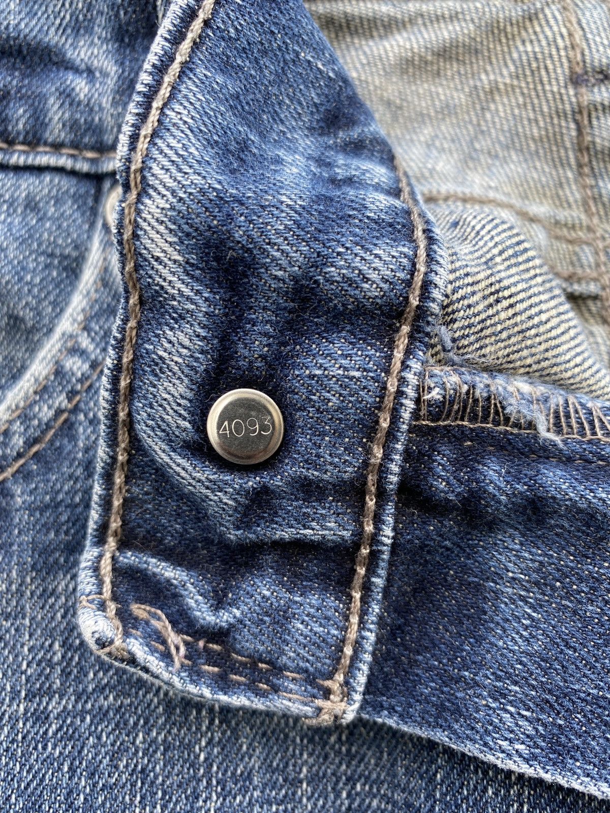 Jean × Levi's × Vintage VINTAGE LEVIS 511 JEANS BLUE WASH -J427 Size US 38 / EU 54 - 4 Thumbnail