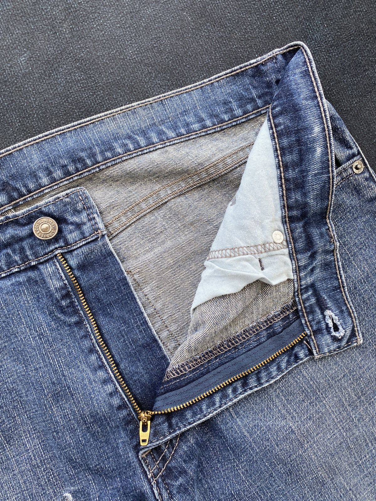 Jean × Levi's × Vintage VINTAGE LEVIS 511 JEANS BLUE WASH -J427 Size US 38 / EU 54 - 3 Thumbnail