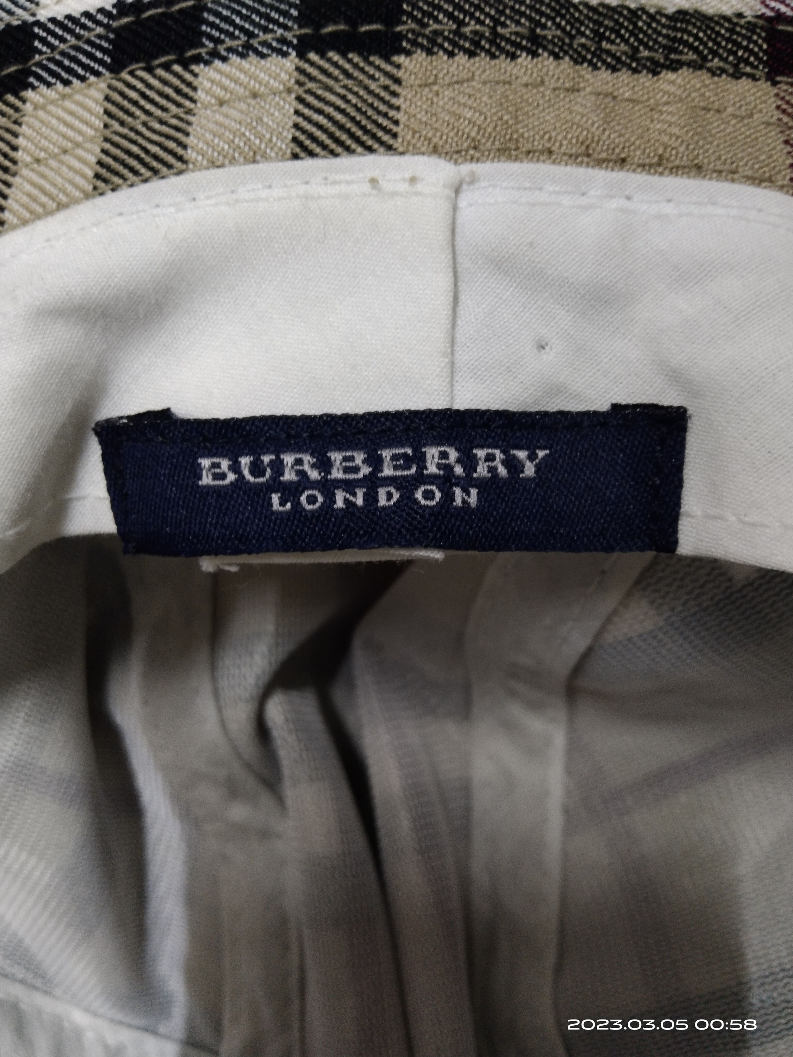 Burberry GRAIL🔥OG BURBERRY LONDON NOVA CHECK BUCKET HAT Size ONE SIZE - 5 Thumbnail