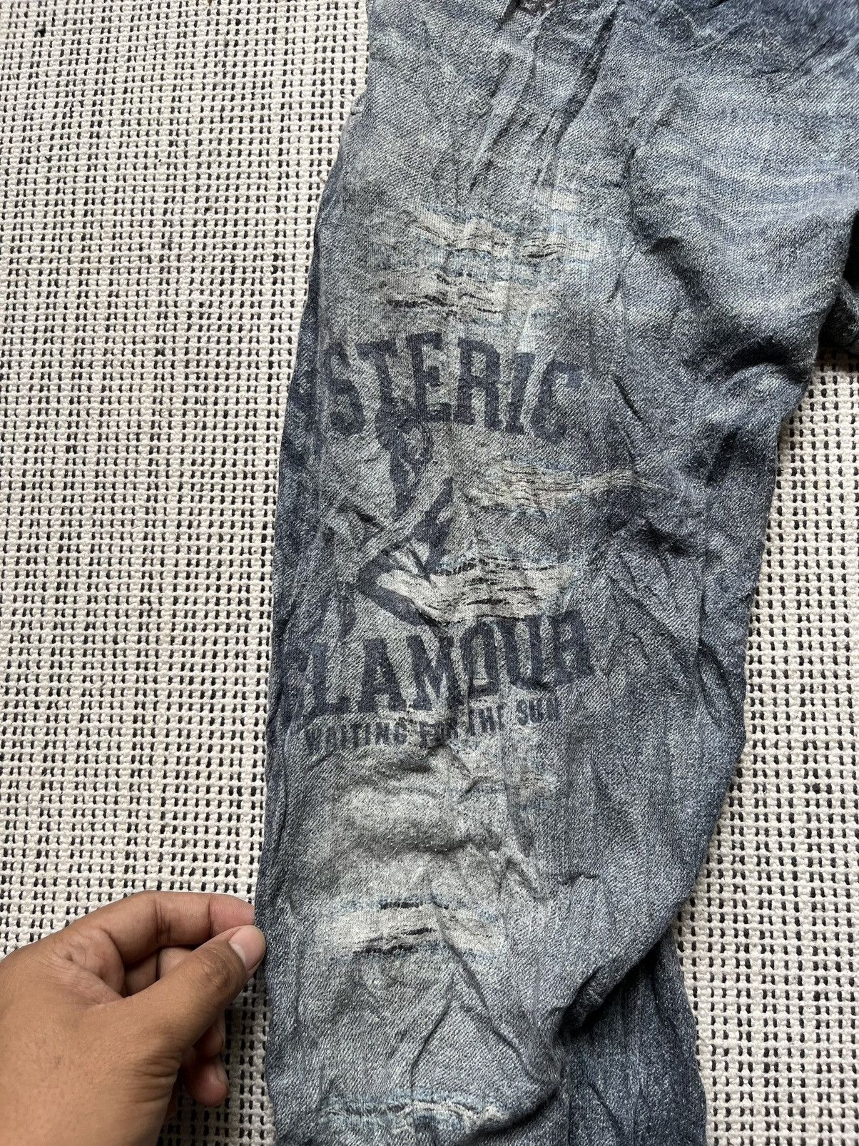 Hysteric Glamour Hysteric Glamour Trompe L’oeil sweatpants Size 29" - 3 Thumbnail