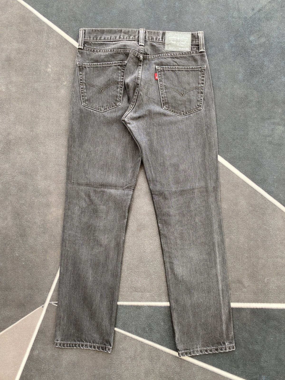 Jean × Levi's × Vintage VINTAGE LEVIS 511 JEANS FADED BLACK -J429 Size US 31 - 6 Thumbnail