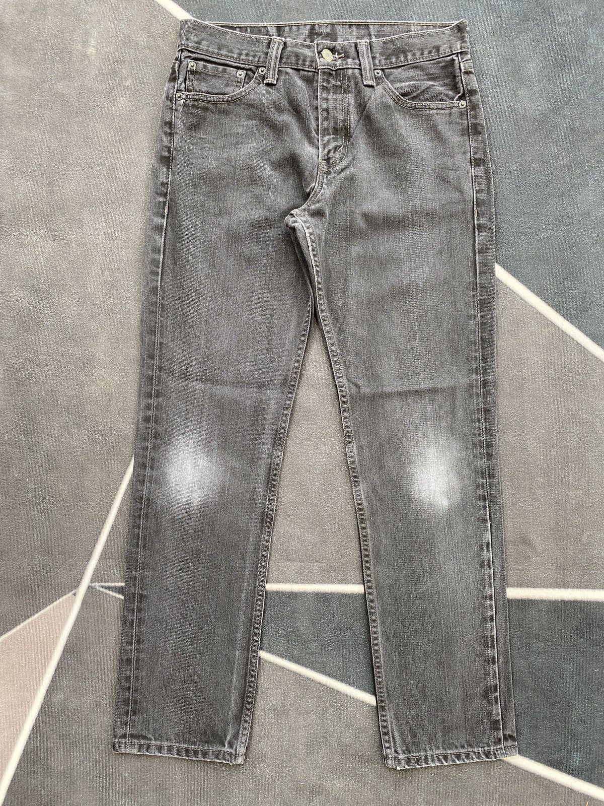 Jean × Levi's × Vintage VINTAGE LEVIS 511 JEANS FADED BLACK -J429 Size US 31 - 1 Thumbnail