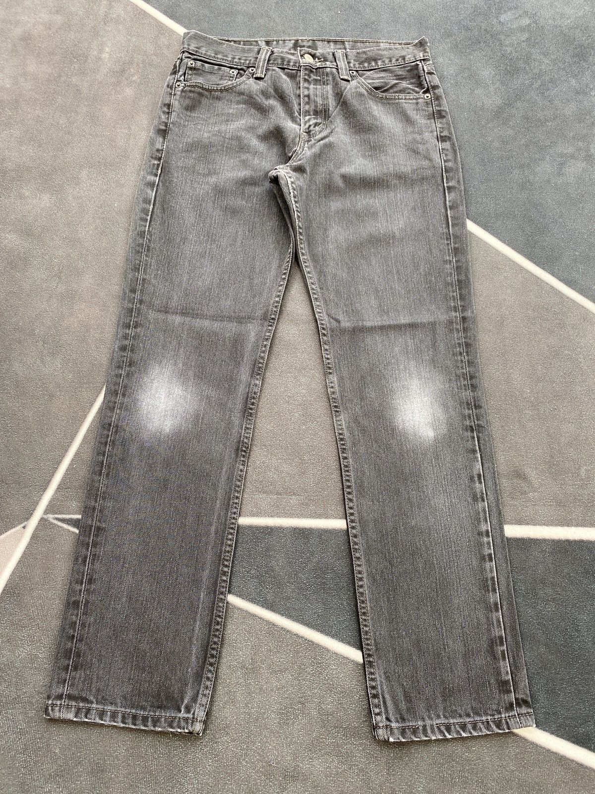 Jean × Levi's × Vintage VINTAGE LEVIS 511 JEANS FADED BLACK -J429 Size US 31 - 2 Thumbnail