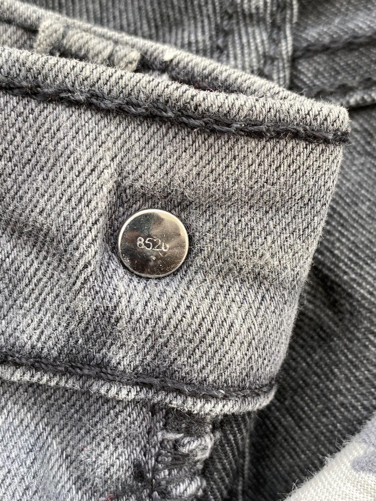 Jean × Levi's × Vintage VINTAGE LEVIS 511 JEANS FADED GREY -J430 Size US 32 / EU 48 - 6 Thumbnail