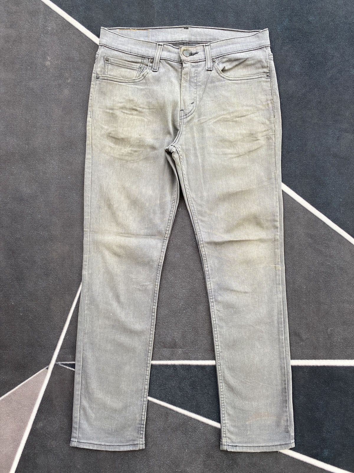 Jean × Levi's × Vintage VINTAGE LEVIS 511 JEANS FADED GREY -J430 Size US 32 / EU 48 - 1 Thumbnail