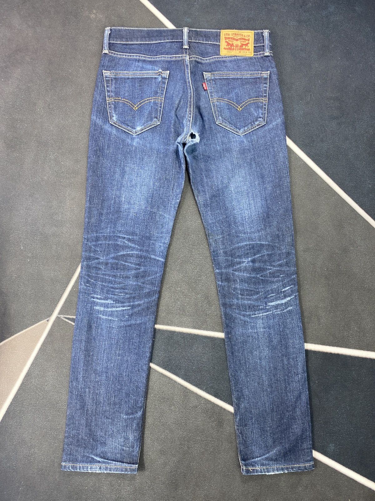 Jean × Levi's × Vintage VINTAGE LEVIS 511 JEANS BLUE WASH -J431 Size US 32 / EU 48 - 3 Thumbnail