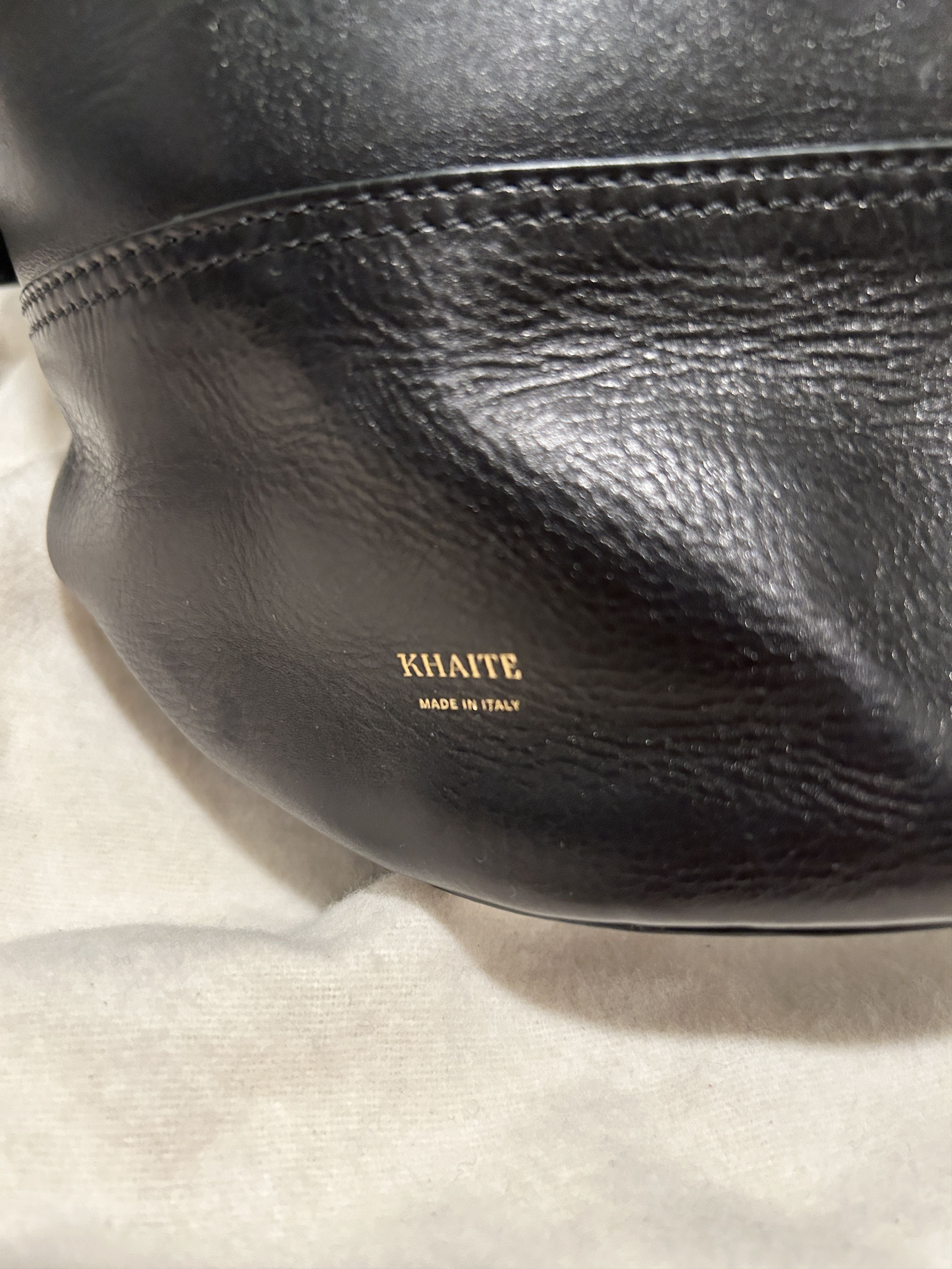 KHAITE Khaite Daphne Leather Backpack Women's Black Bag Calfskin Size ONE SIZE - 2 Thumbnail