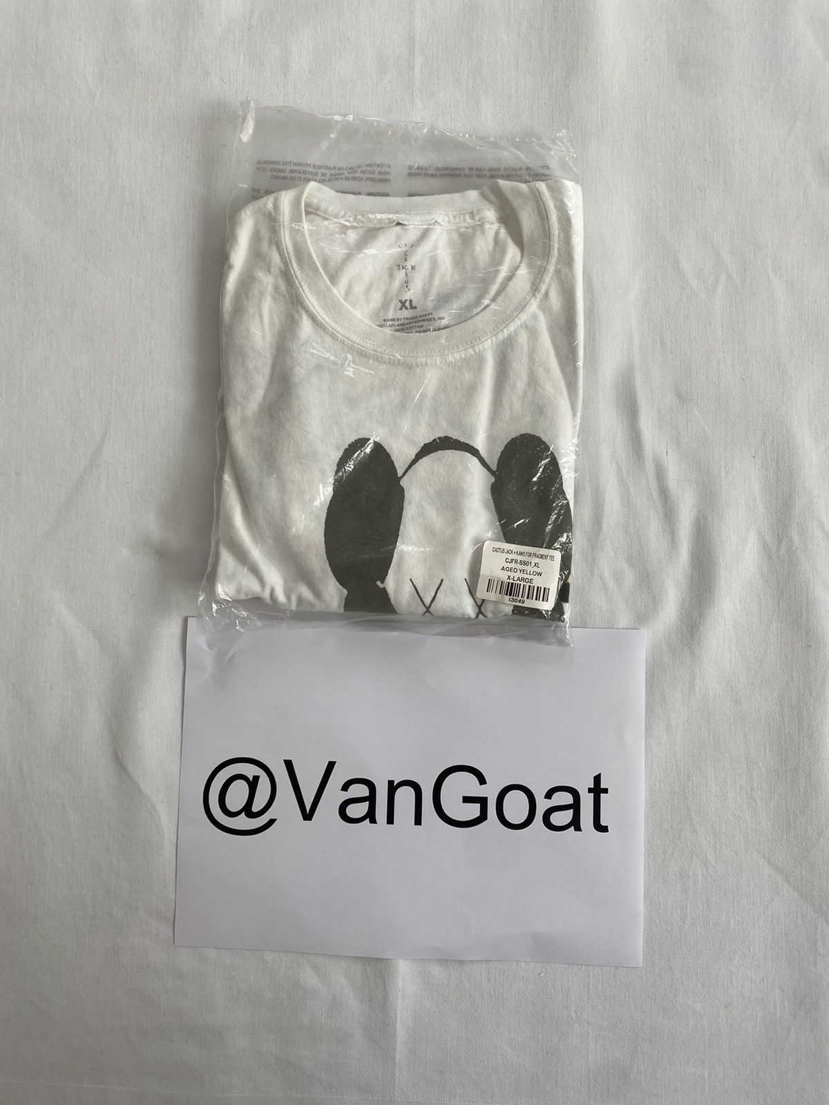 Travis Scott Cactus Jack + Kaws for Fragment Tee