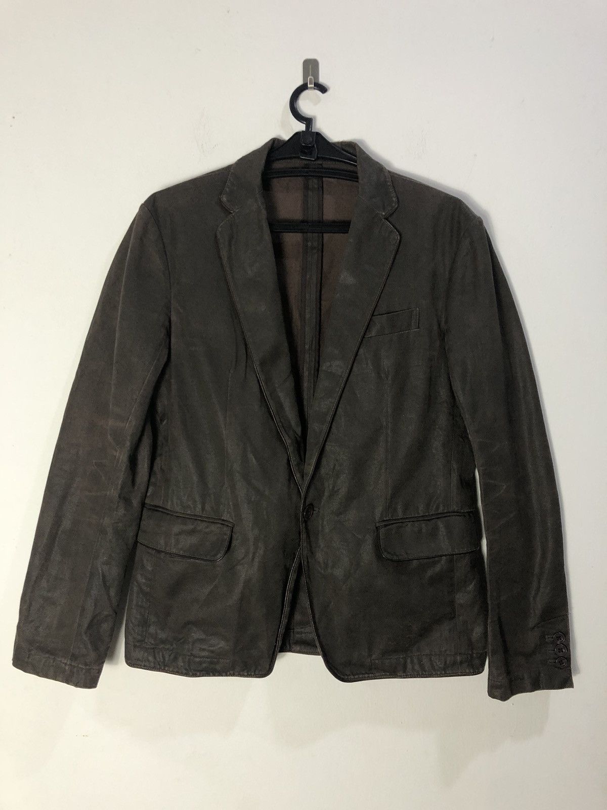 Designer Takeo Kikuchi Wax Blazer