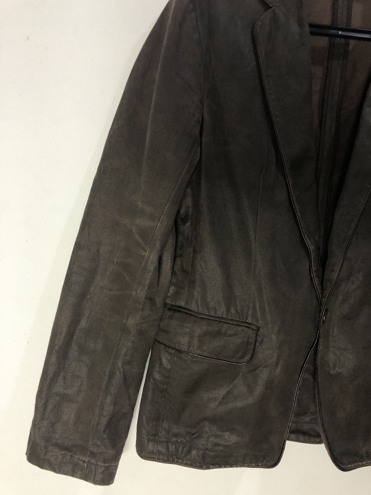 Takeo Kikuchi Designer Takeo Kikuchi Wax Blazer Size US M / EU 48-50 / 2 - 2 Thumbnail