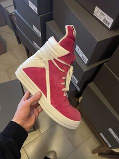 Rick Owens NEW PINK RAMONES HIGH GETHSEMANE ASAP CARTI TRAVIS sz. 41, _edward808