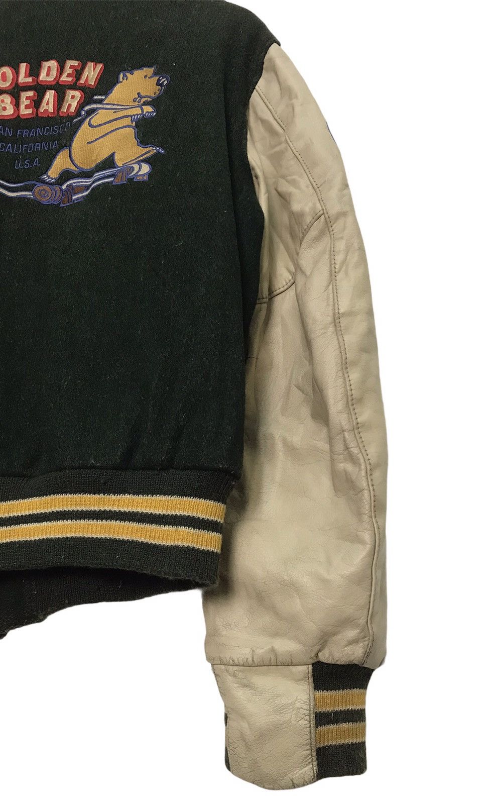 Golden Bear Vintage Golden Bear Sleeves Leather Jacket Size US M / EU 48-50 / 2 - 2 Thumbnail