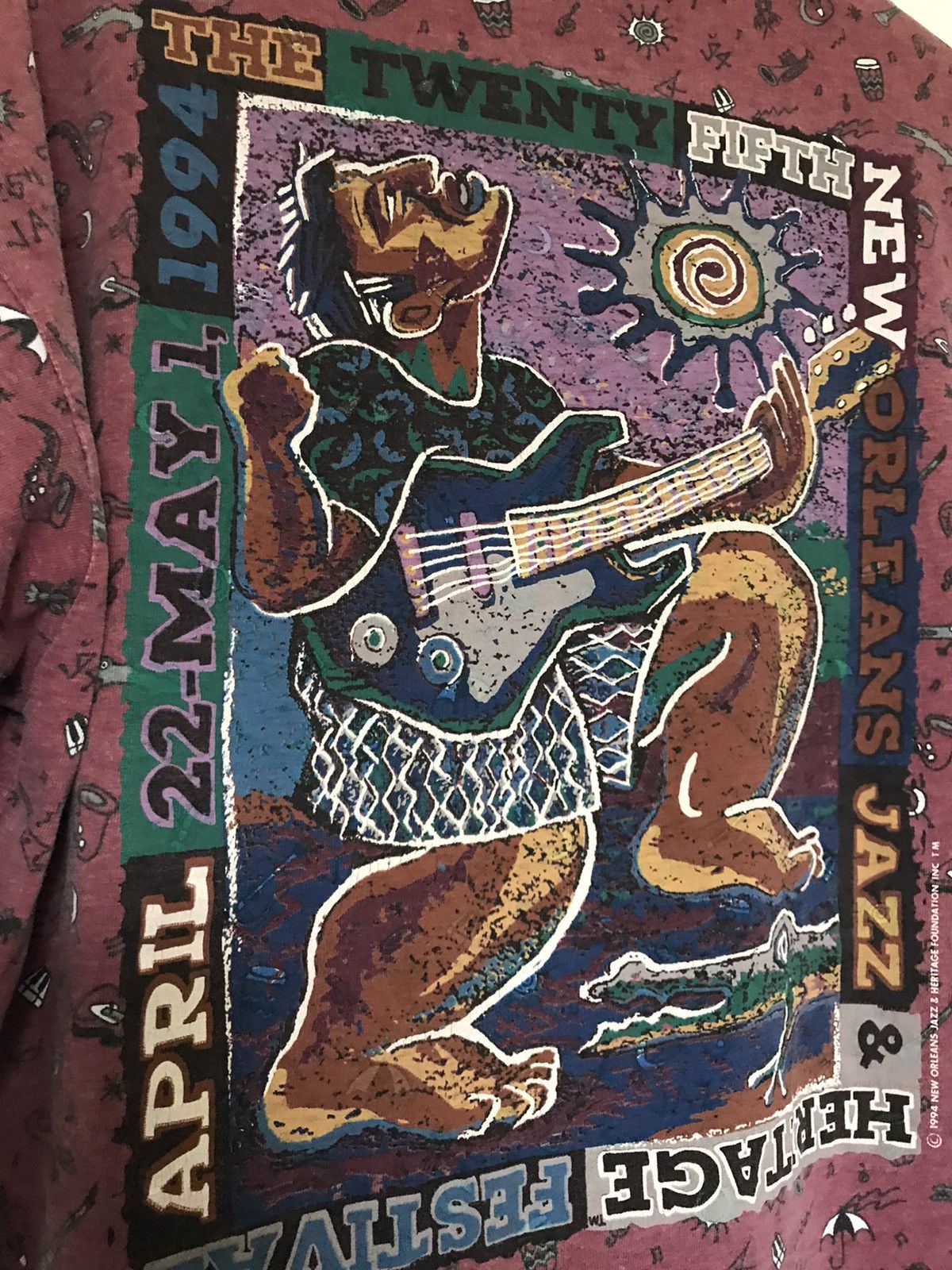 Band Tees × Jazz Cartier × Vintage VINTAGE JAZZ FEST 1994 Size US M / EU 48-50 / 2 - 8 Thumbnail