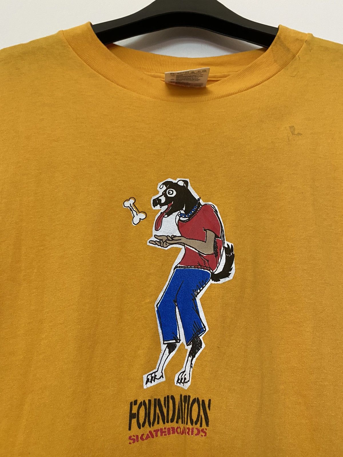Sex Skateboards × Vintage VINTAGE SKATEBOARDS FAUNDATION RARE T SHIRT TURTEX TAG Size US XL / EU 56 / 4 - 2 Thumbnail