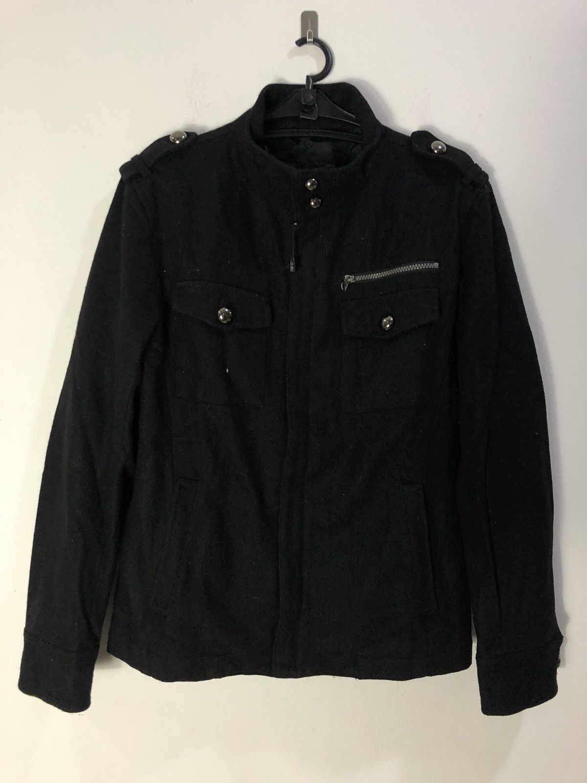 20471120 ACCEPT OFFER🤝 PAZZO DENIM STORE WOOL ZIPPED UP JACKET Size US L / EU 52-54 / 3 - 1 Thumbnail
