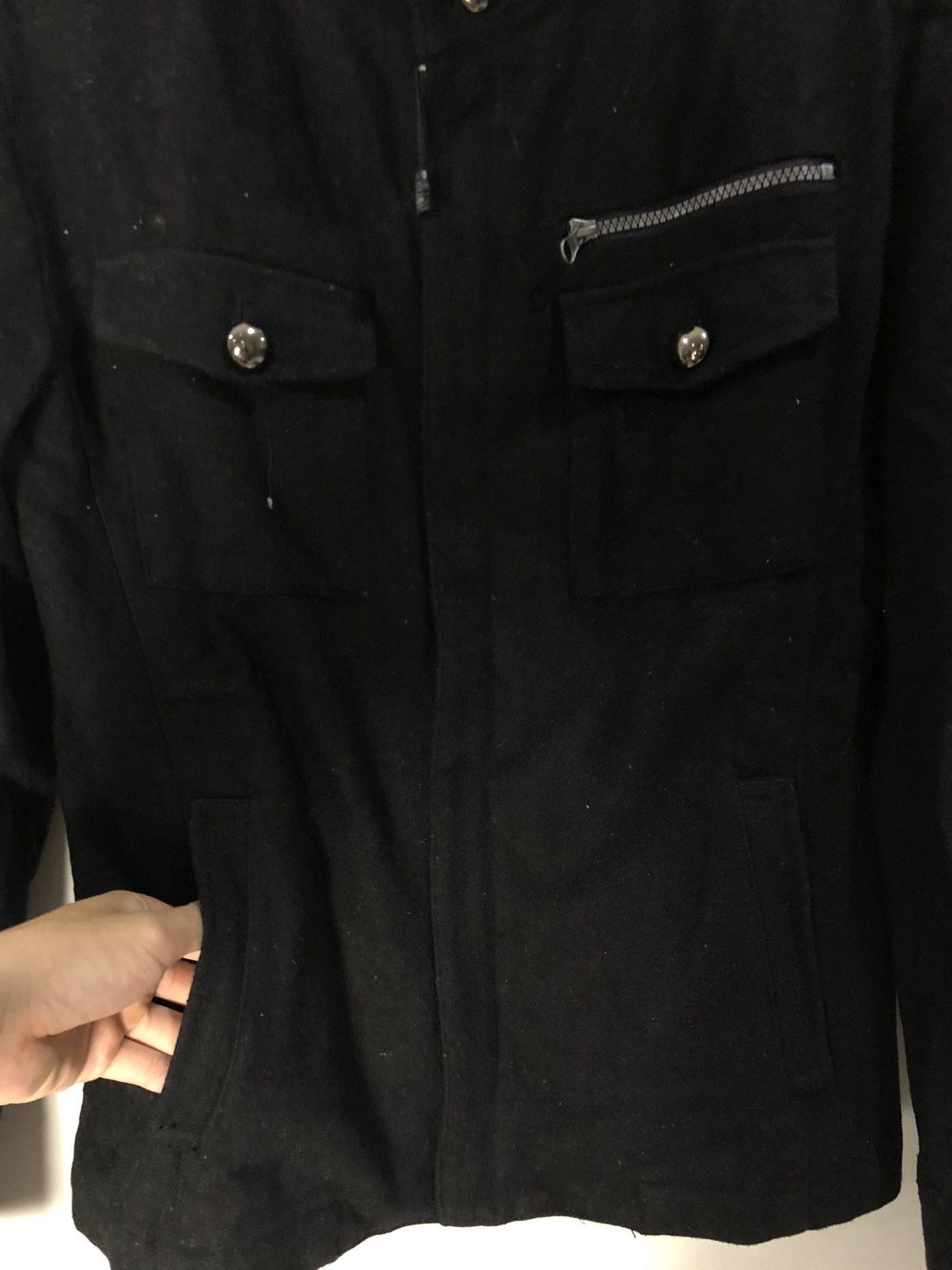 20471120 ACCEPT OFFER🤝 PAZZO DENIM STORE WOOL ZIPPED UP JACKET Size US L / EU 52-54 / 3 - 2 Thumbnail