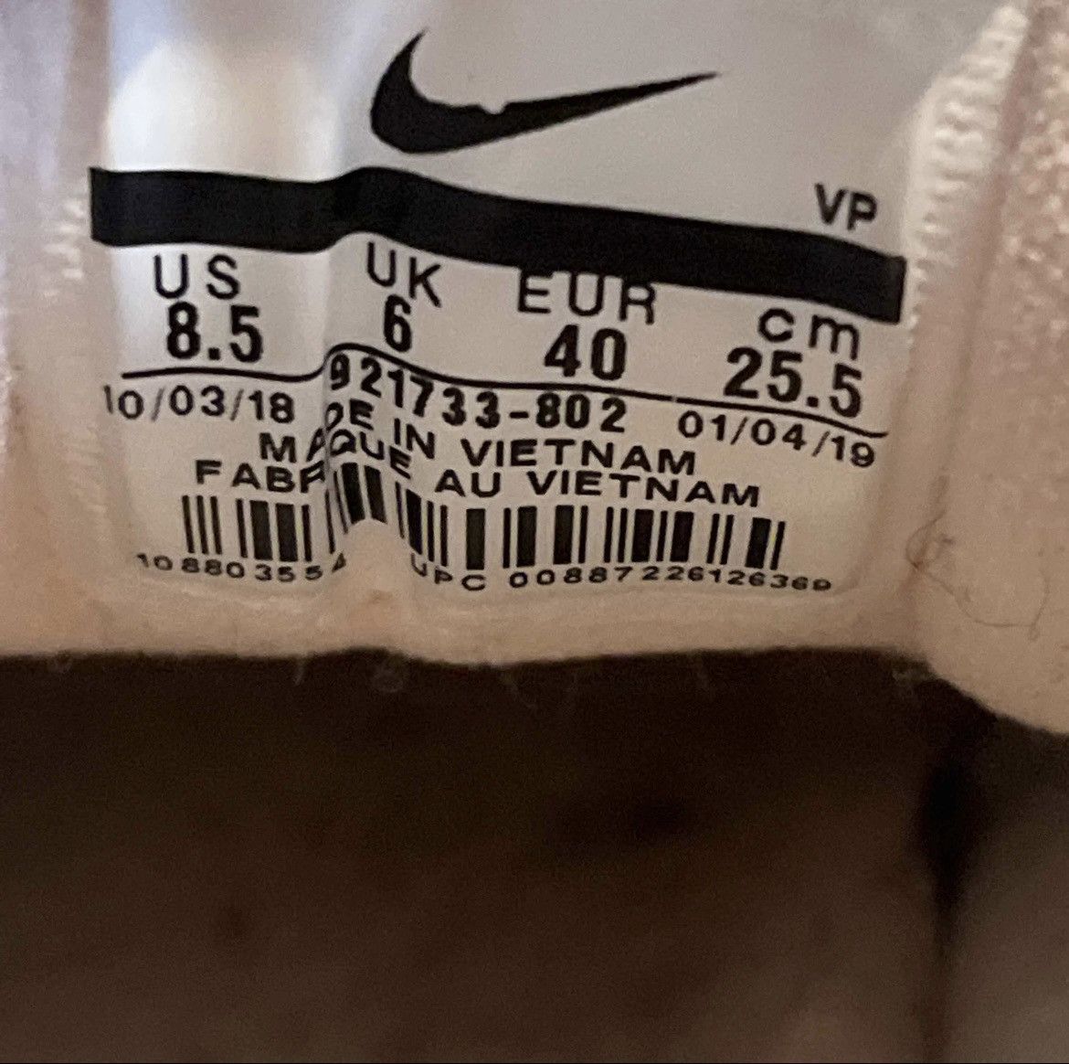 Nike 2019 Wmns Air Max 97 “Plum Chalk” Size 8.5 Size US 8.5 / IT 38.5 - 7 Thumbnail