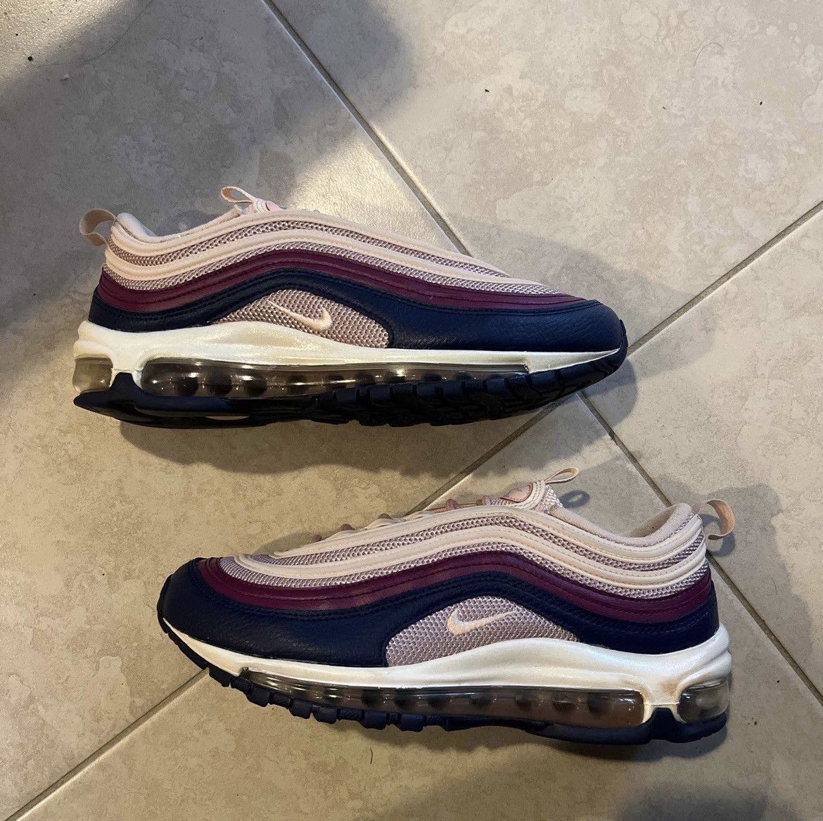 Nike 2019 Wmns Air Max 97 “Plum Chalk” Size 8.5 Size US 8.5 / IT 38.5 - 2 Thumbnail