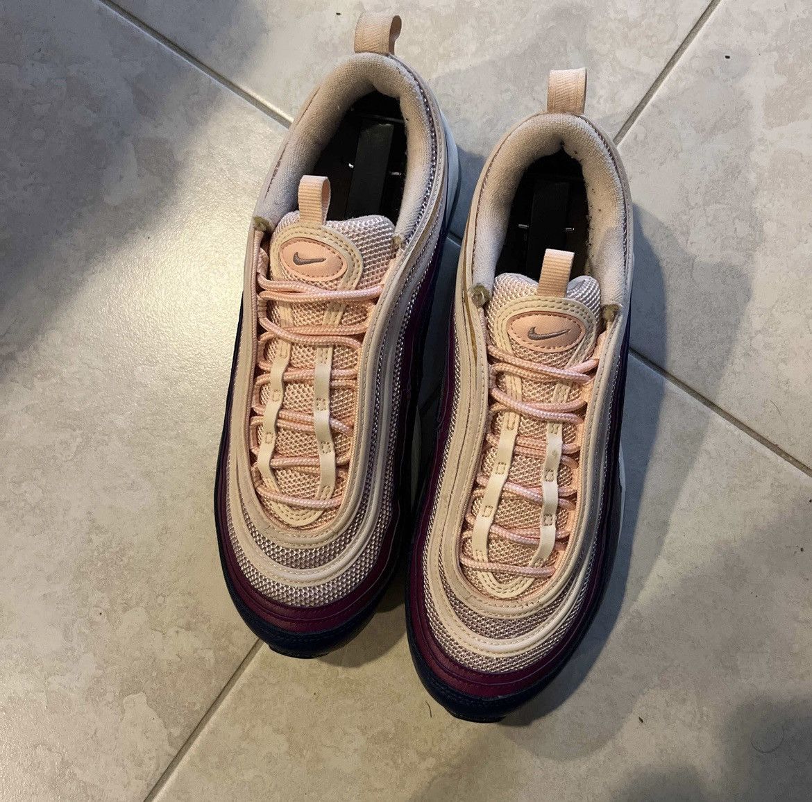 Nike 2019 Wmns Air Max 97 “Plum Chalk” Size 8.5 Size US 8.5 / IT 38.5 - 4 Thumbnail