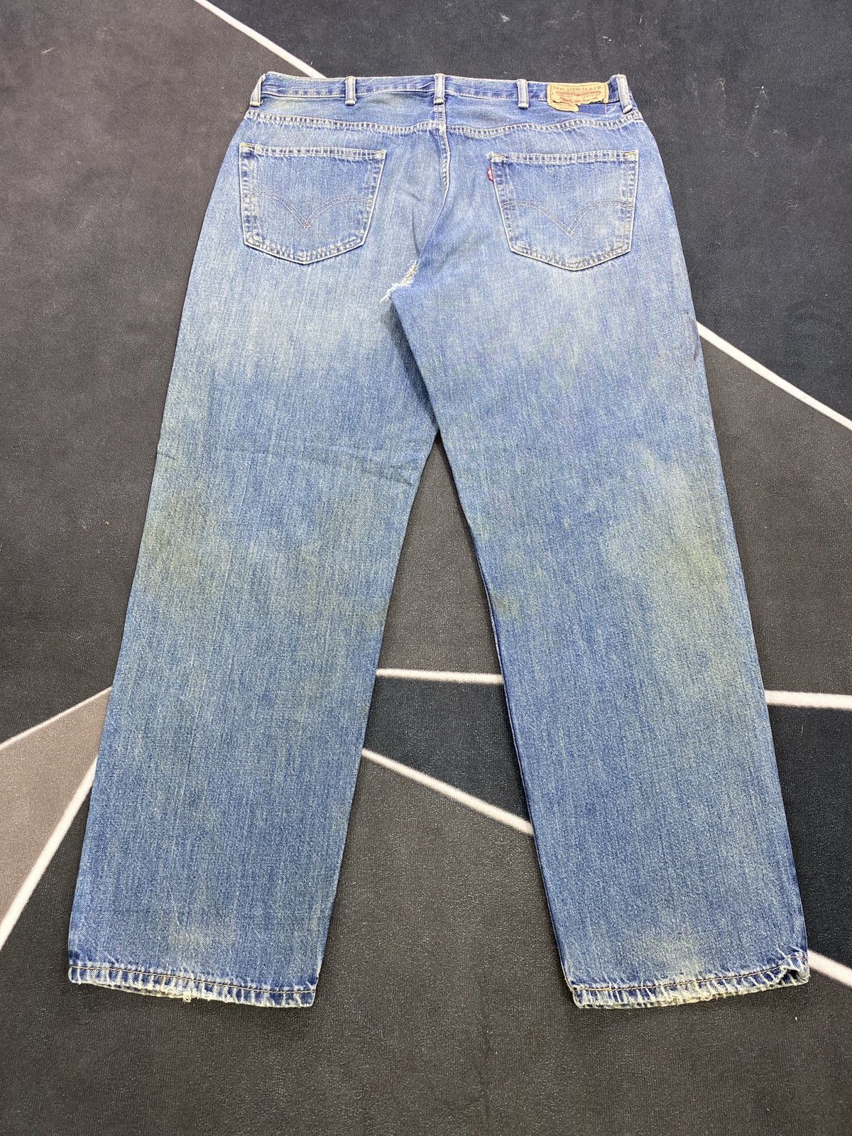 Jean × Levi's × Vintage VINTAGE LEVIS 550 JEANS BLUE WASH -J436 Size US 38 / EU 54 - 4 Thumbnail