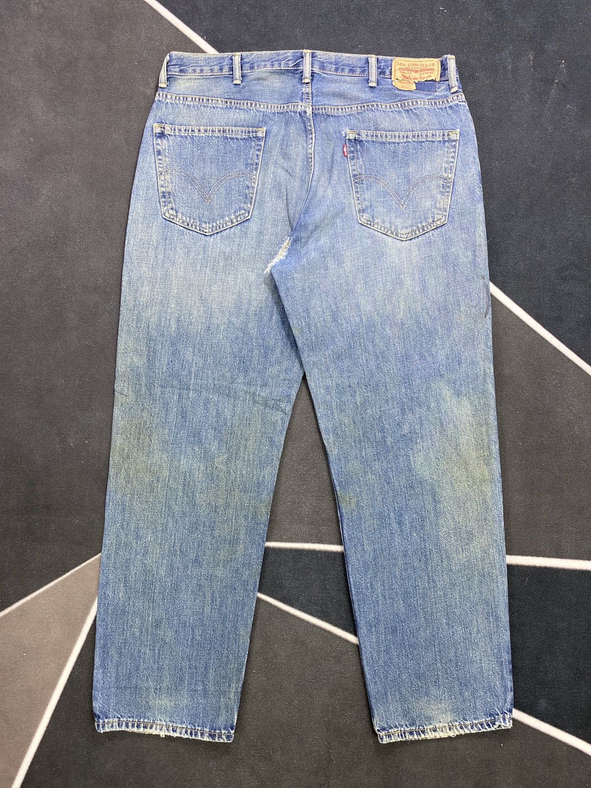 Jean × Levi's × Vintage VINTAGE LEVIS 550 JEANS BLUE WASH -J436 Size US 38 / EU 54 - 3 Thumbnail