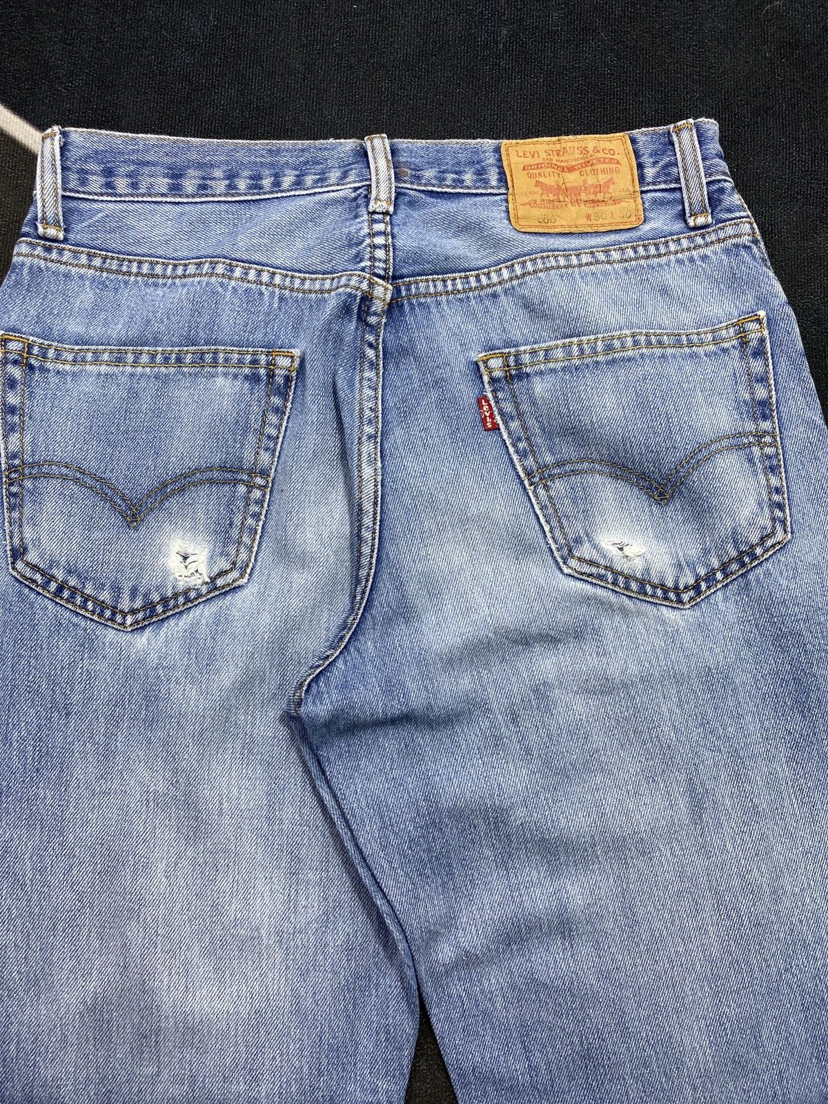Jean × Levi's × Vintage VINTAGE LEVIS 550 JEANS BLUE WASH -J437 Size US 31 - 10 Thumbnail